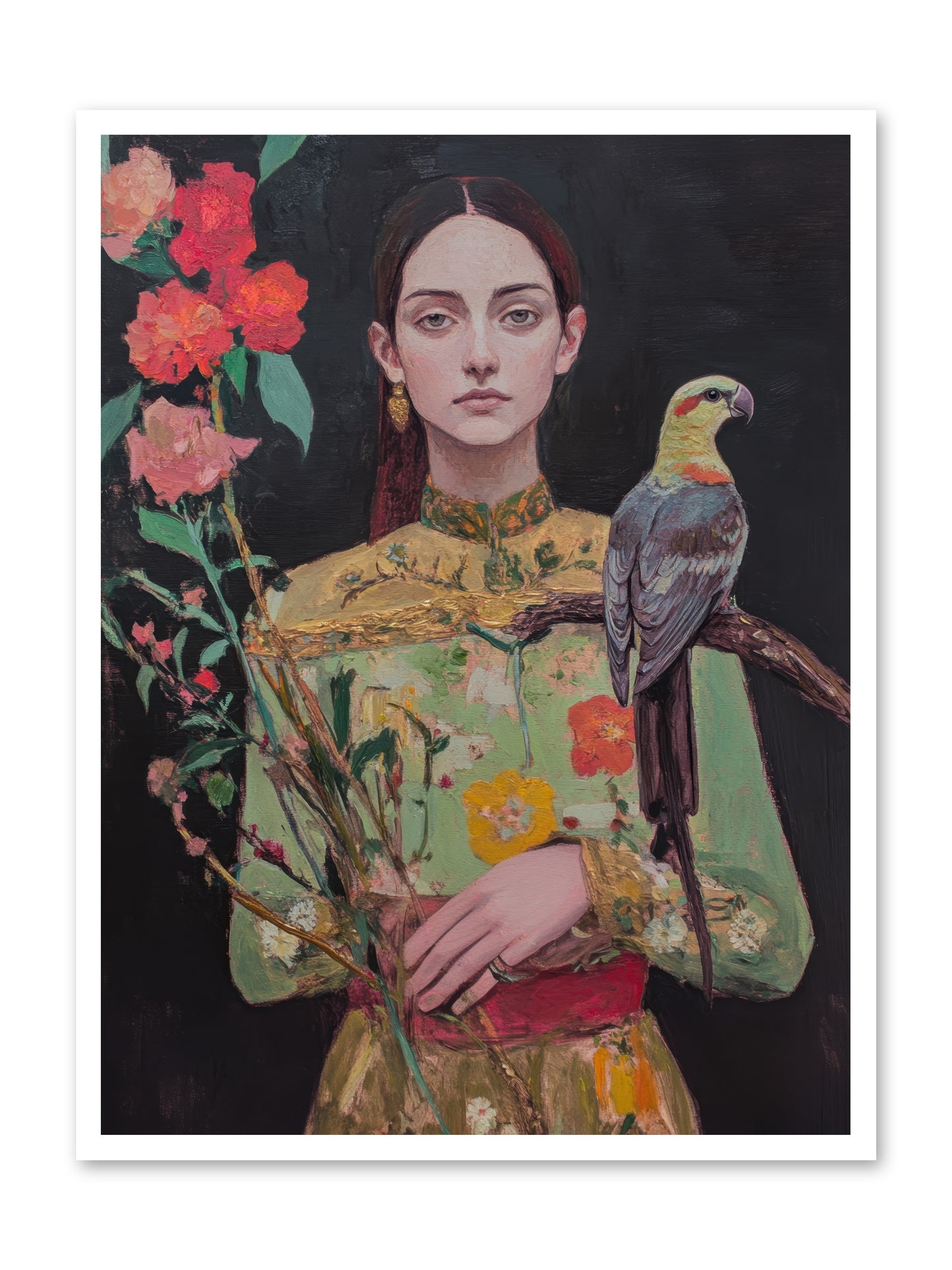 Botanical Whispers -- Loose Canvas Print 30x40