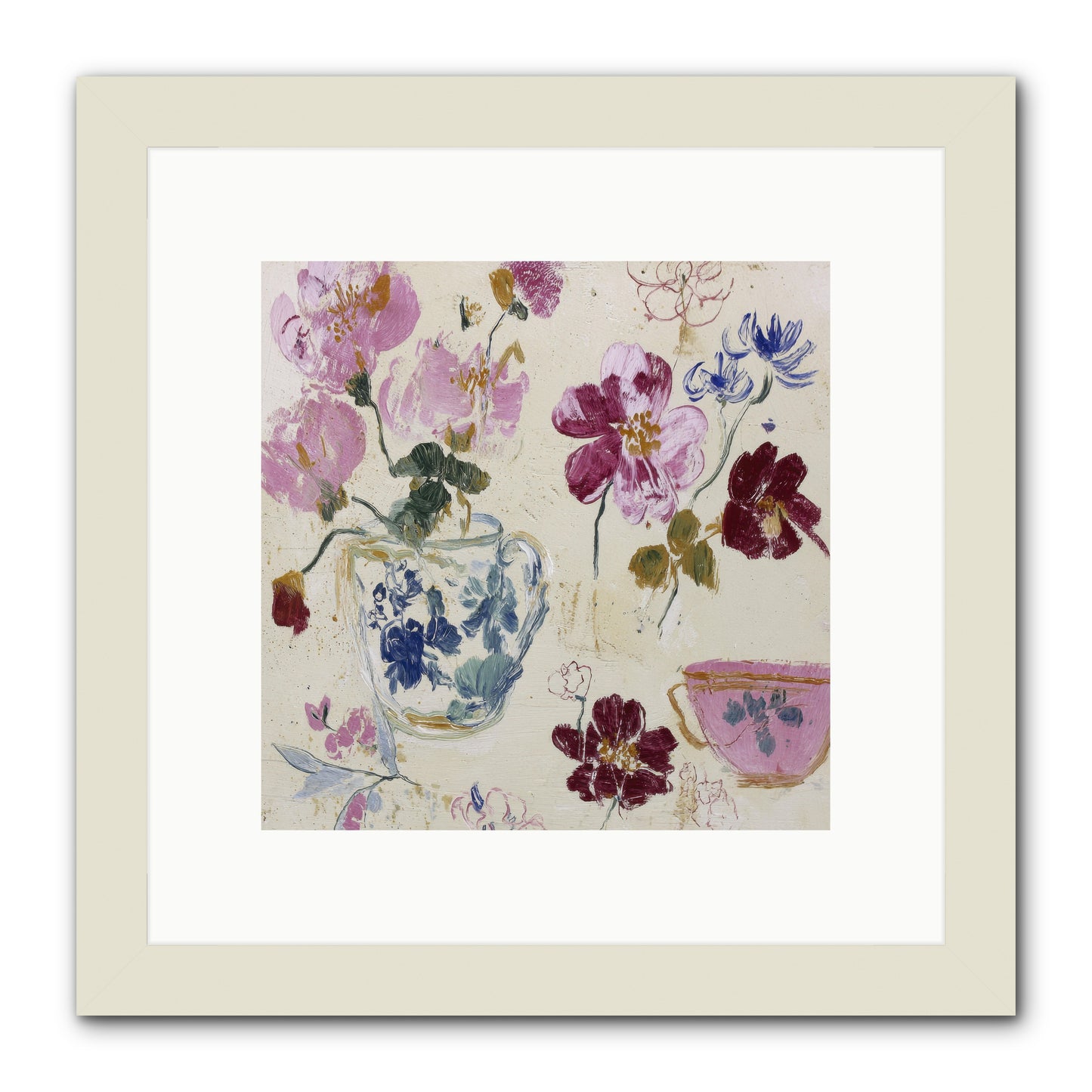 Botany Beloved -- Framed Print - White 10x10
