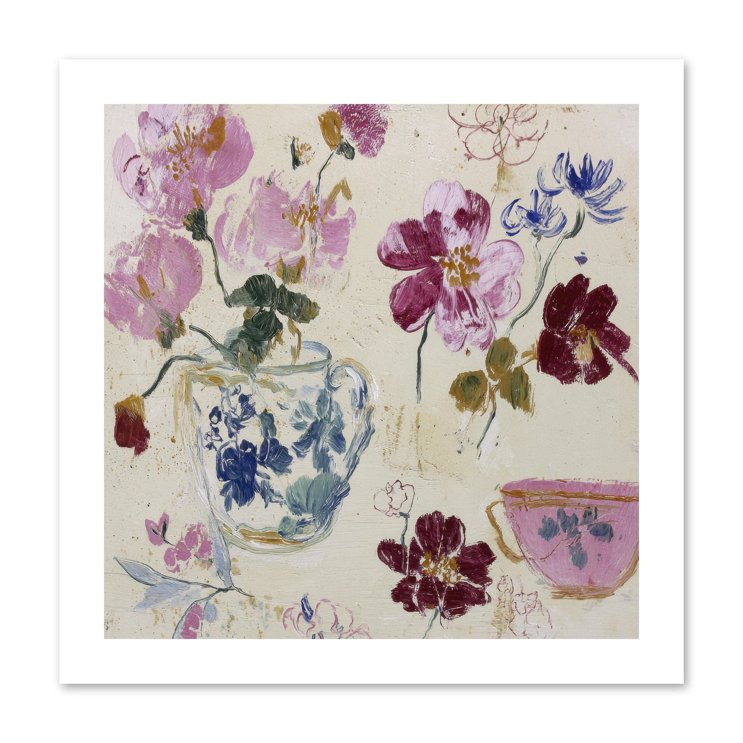Botany Beloved -- Loose Canvas Print 12x12