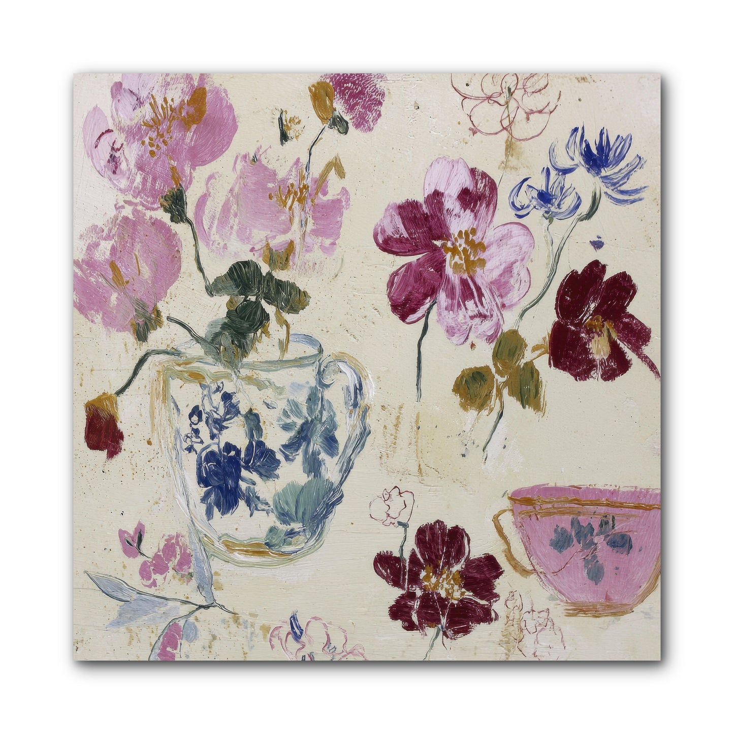 Botany Beloved -- Wrapped Canvas 10x10
