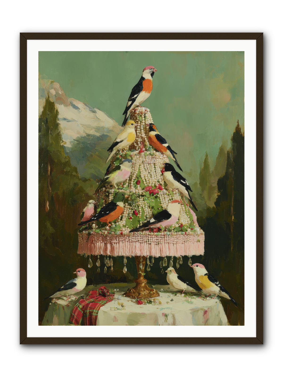 Boughs & Winter Songs -- Framed Print - Black 36x48
