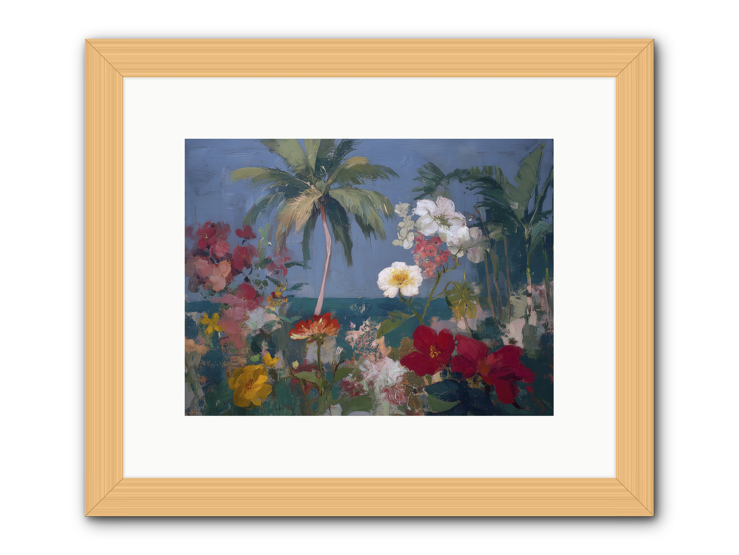 Boundless Bliss -- Framed Print - Natural 12x9