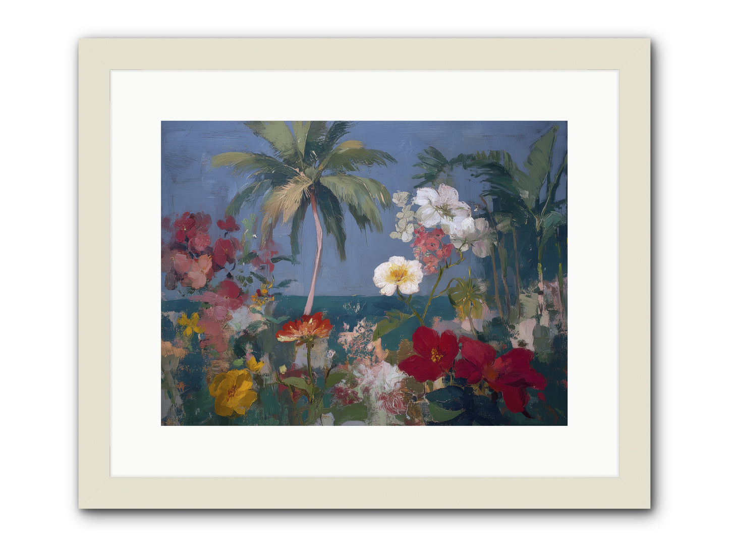 Boundless Bliss -- Framed Print - White 16x12