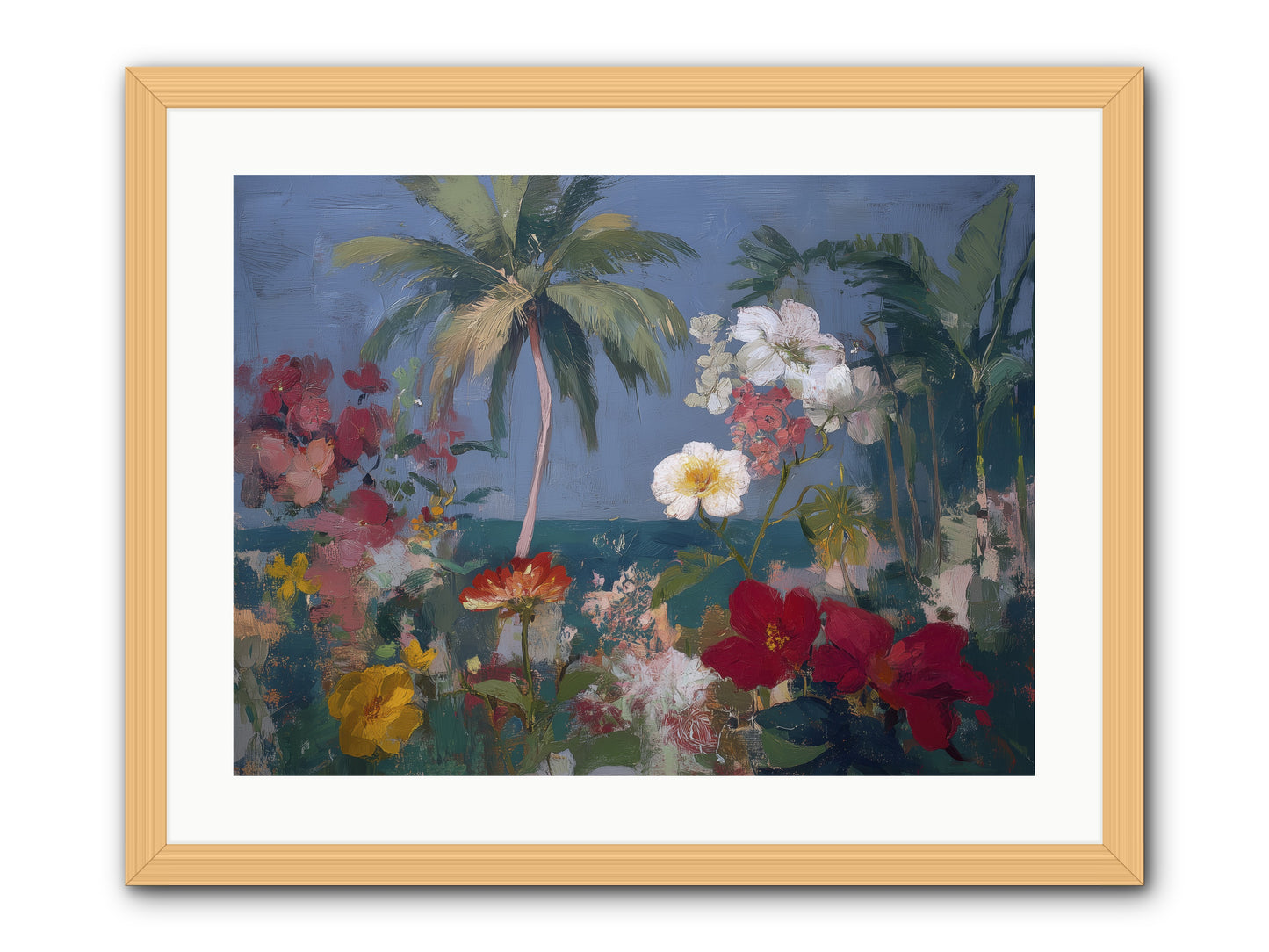 Boundless Bliss -- Framed Print - Natural 24x18