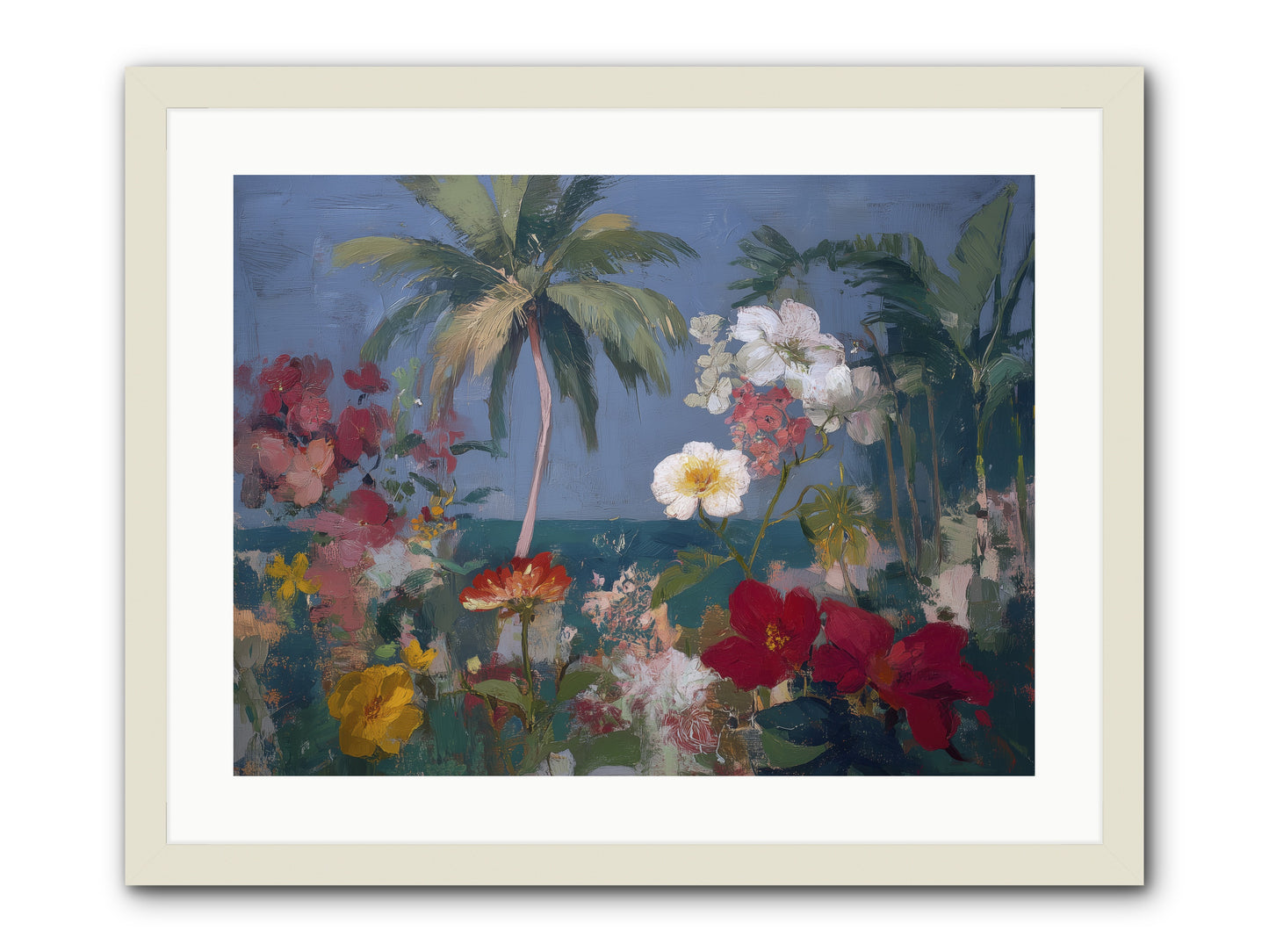 Boundless Bliss -- Framed Print - White 24x18
