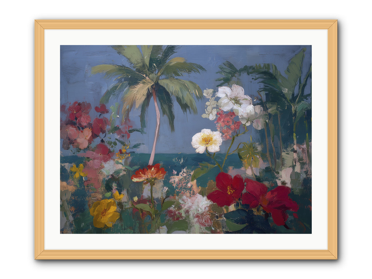 Boundless Bliss -- Framed Print - Natural 32x24