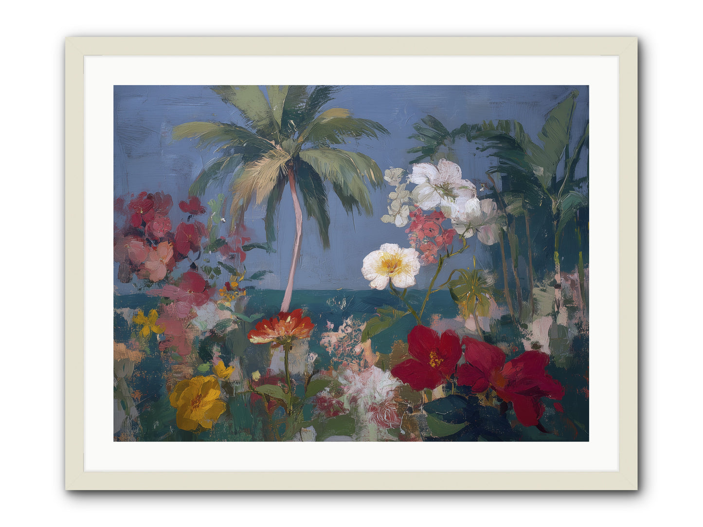 Boundless Bliss -- Framed Print - White 32x24