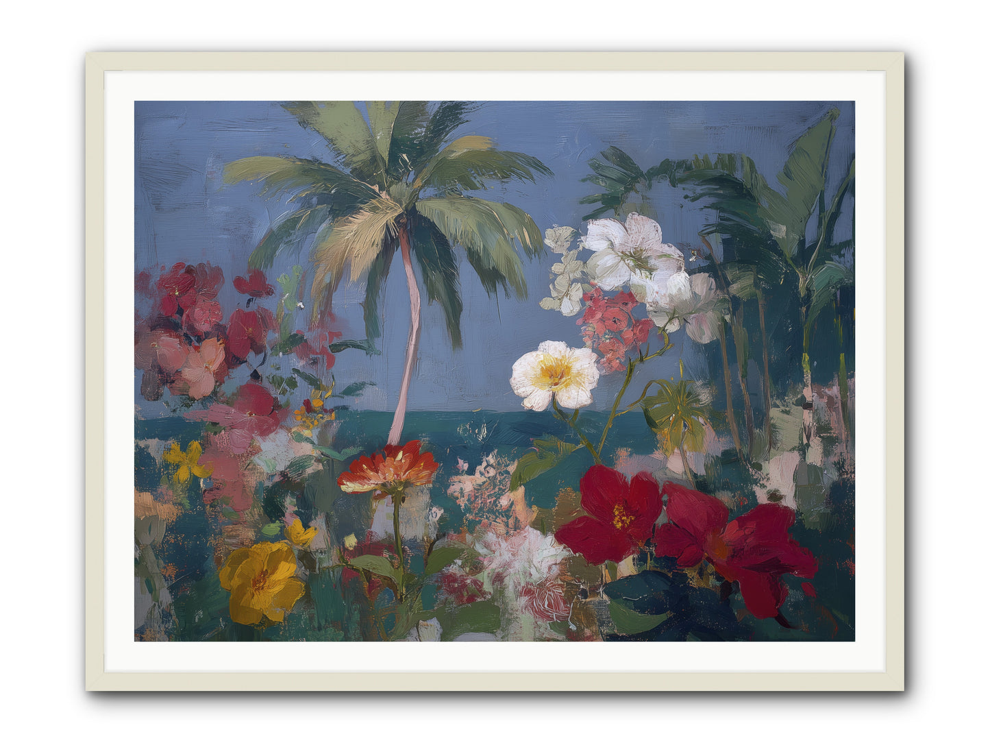 Boundless Bliss -- Framed Print - White 48x36