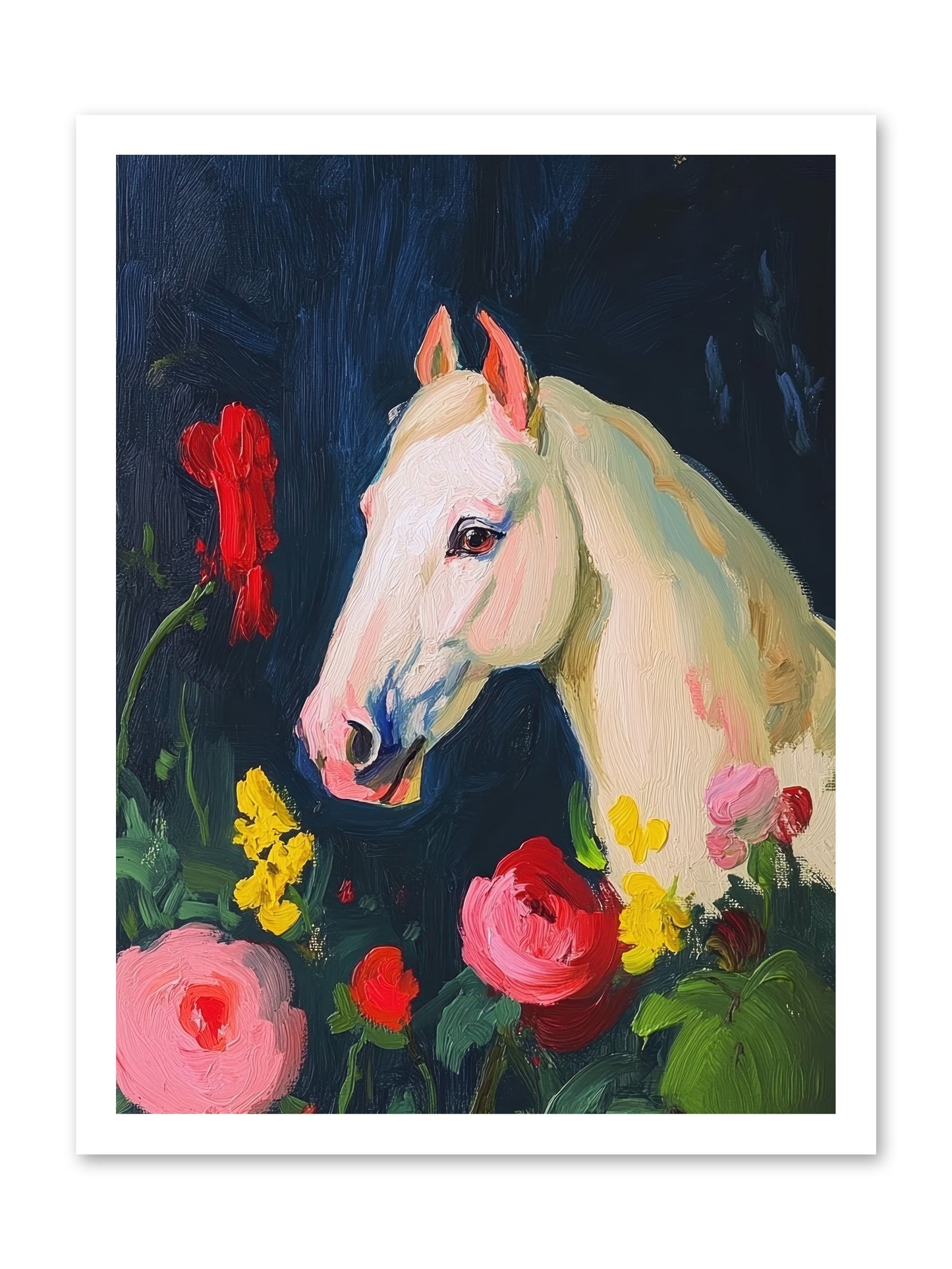 Boundless Petals -- Loose Canvas Print 18x24