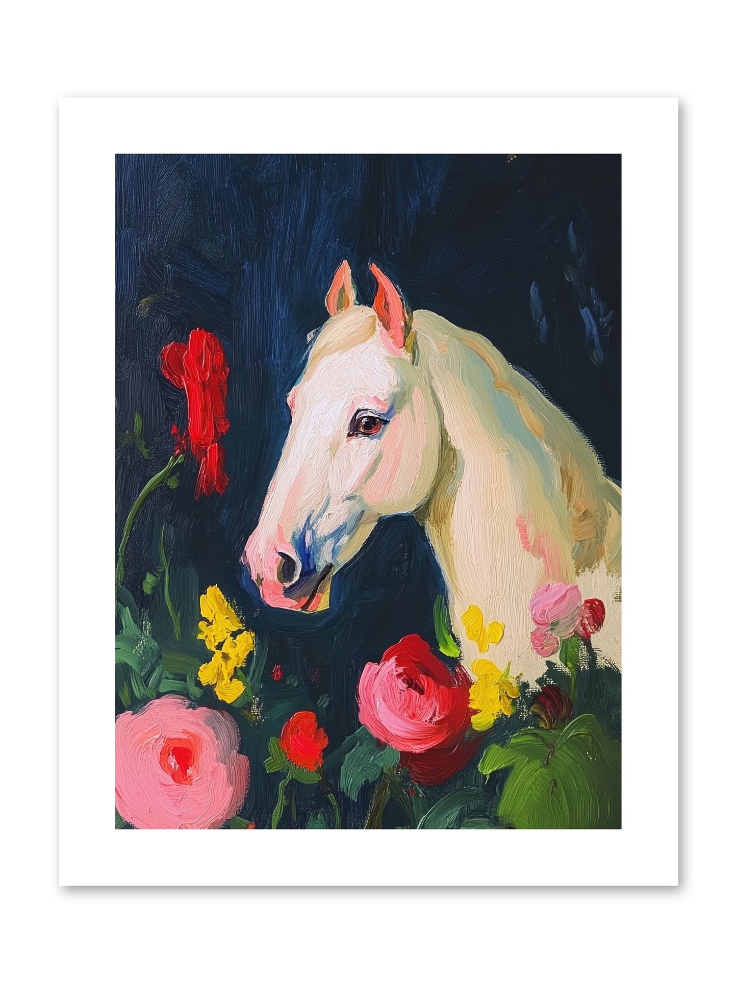 Boundless Petals -- Loose Canvas Print 9x12