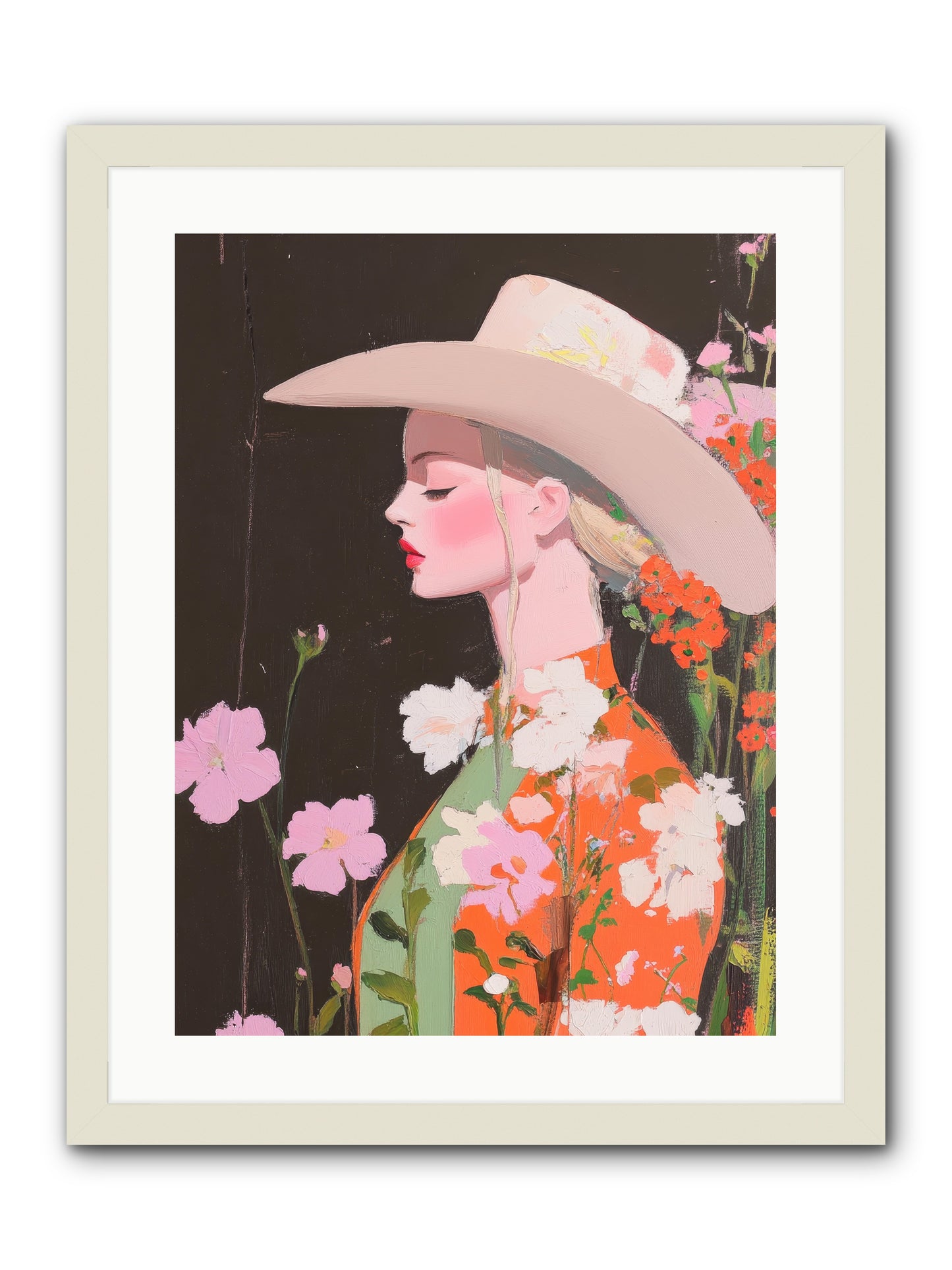 Boundless Spirit -- Framed Print - White 18x24