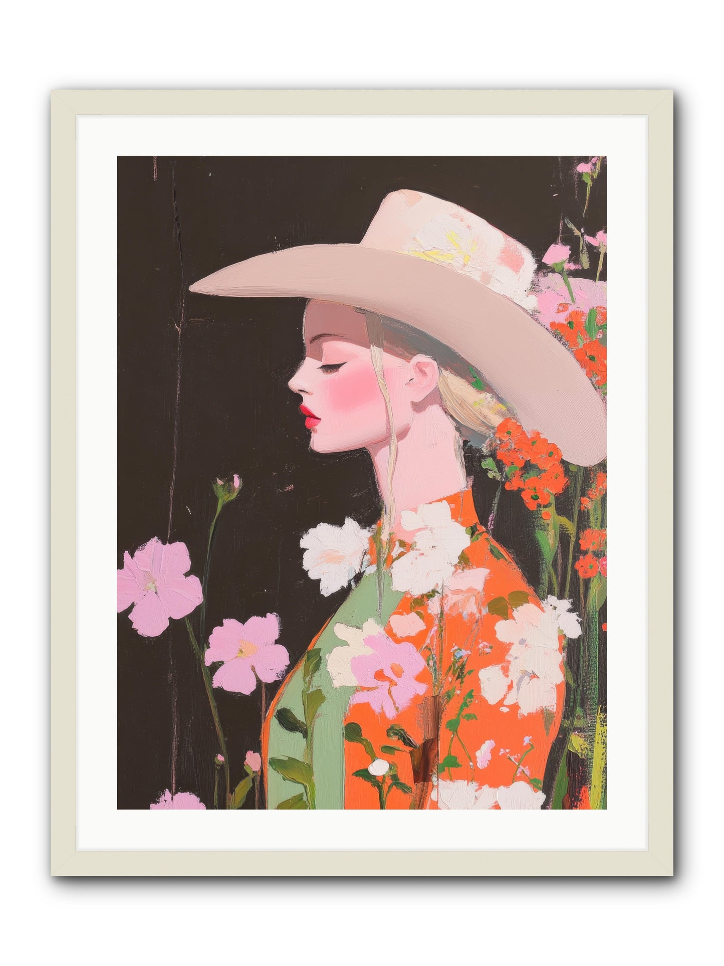 Boundless Spirit -- Framed Print - White 24x32