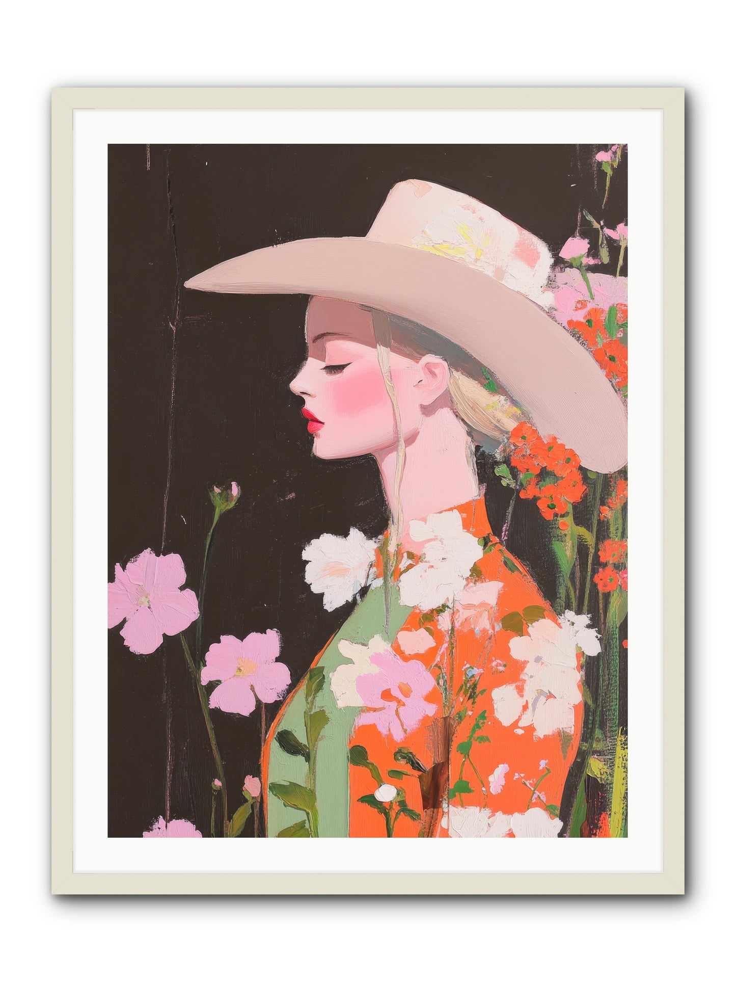 Boundless Spirit -- Framed Print - White 30x40