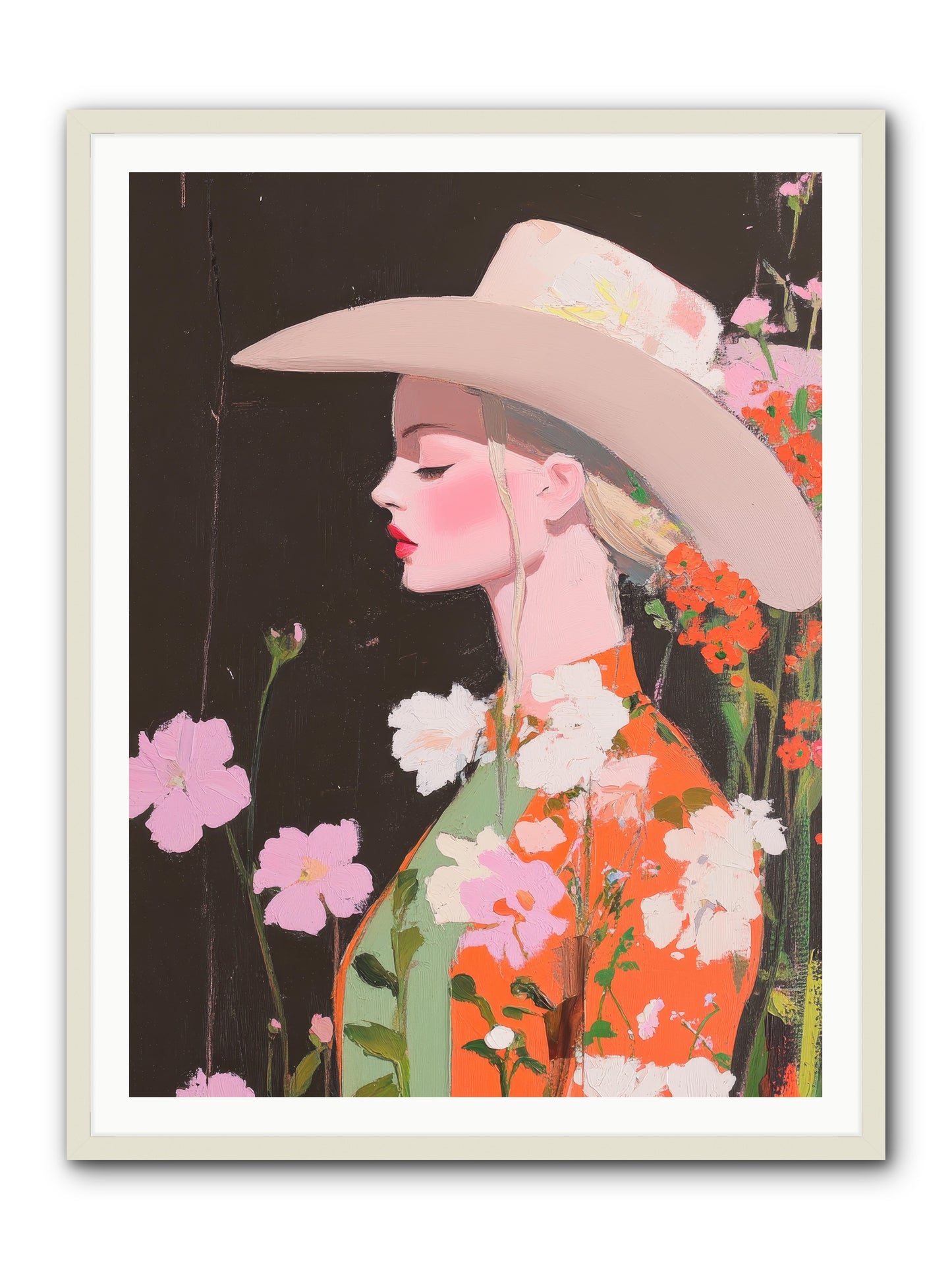 Boundless Spirit -- Framed Print - White 36x48