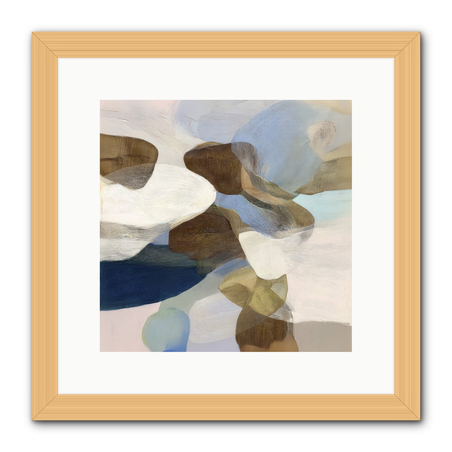 Bracken -- Framed Print - Natural 12x12