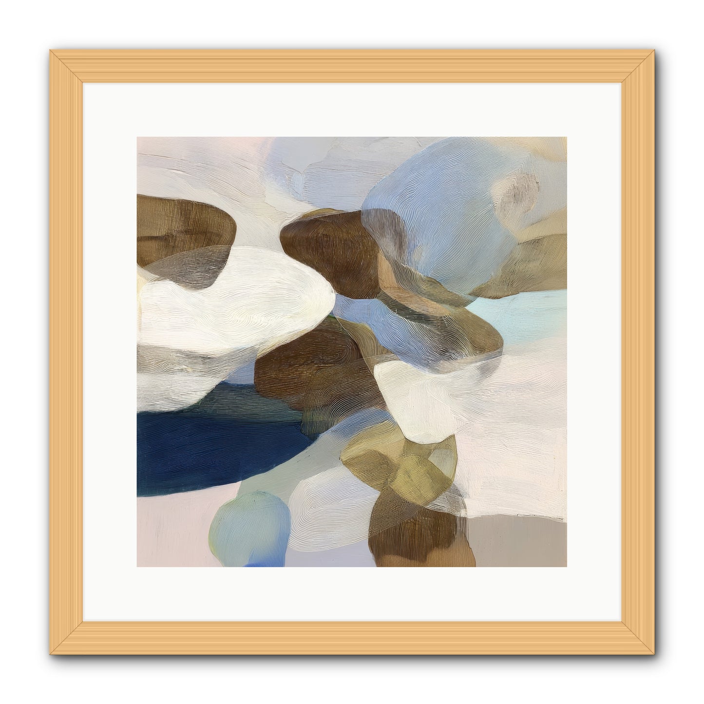 Bracken -- Framed Print - Natural 16x16