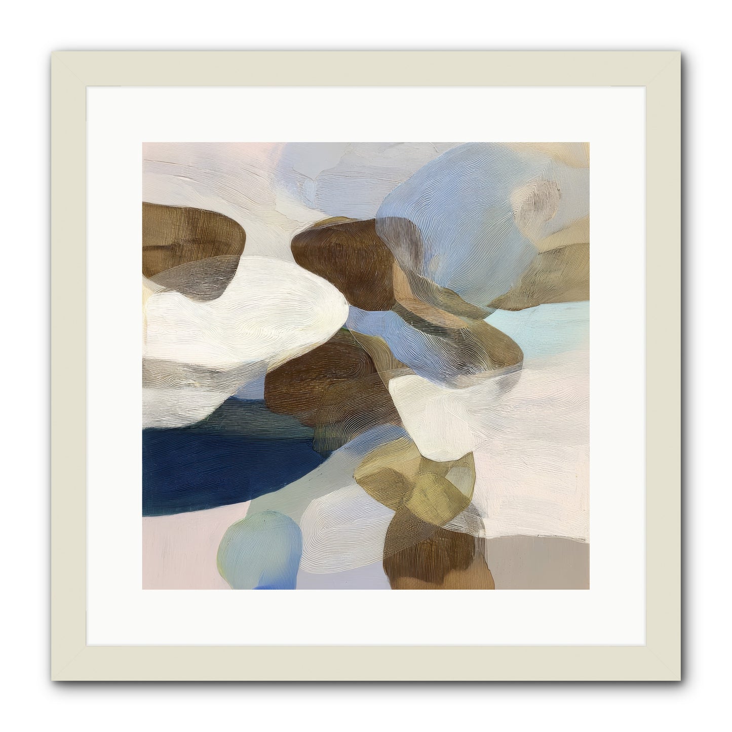 Bracken -- Framed Print - White 16x16