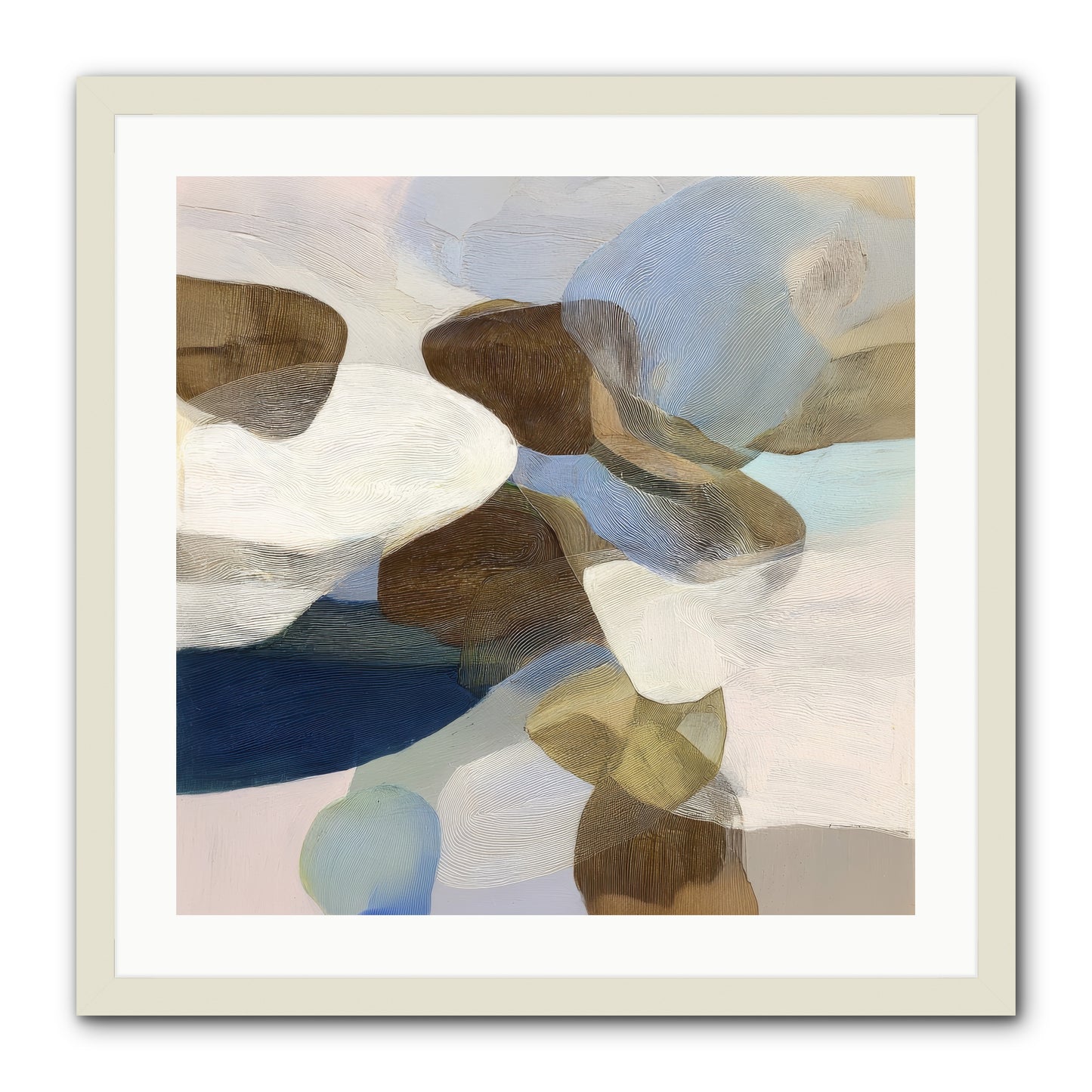 Bracken -- Framed Print - White 24x24