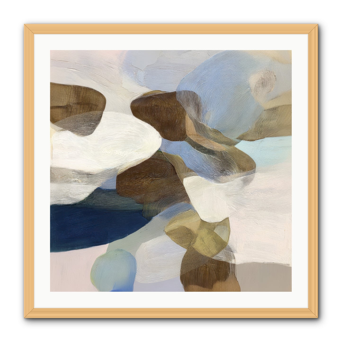 Bracken -- Framed Print - Natural 30x30