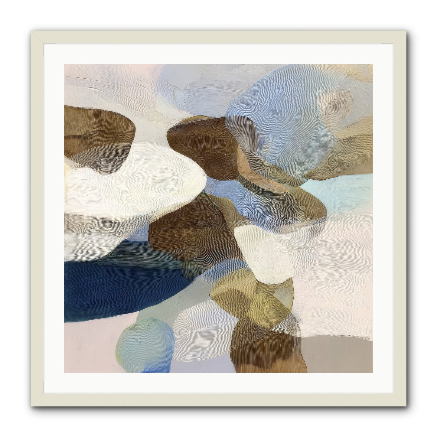 Bracken -- Framed Print - White 30x30