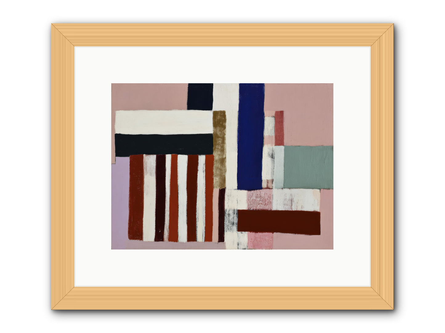 Brackenfold Loom -- Framed Print - Natural 12x9