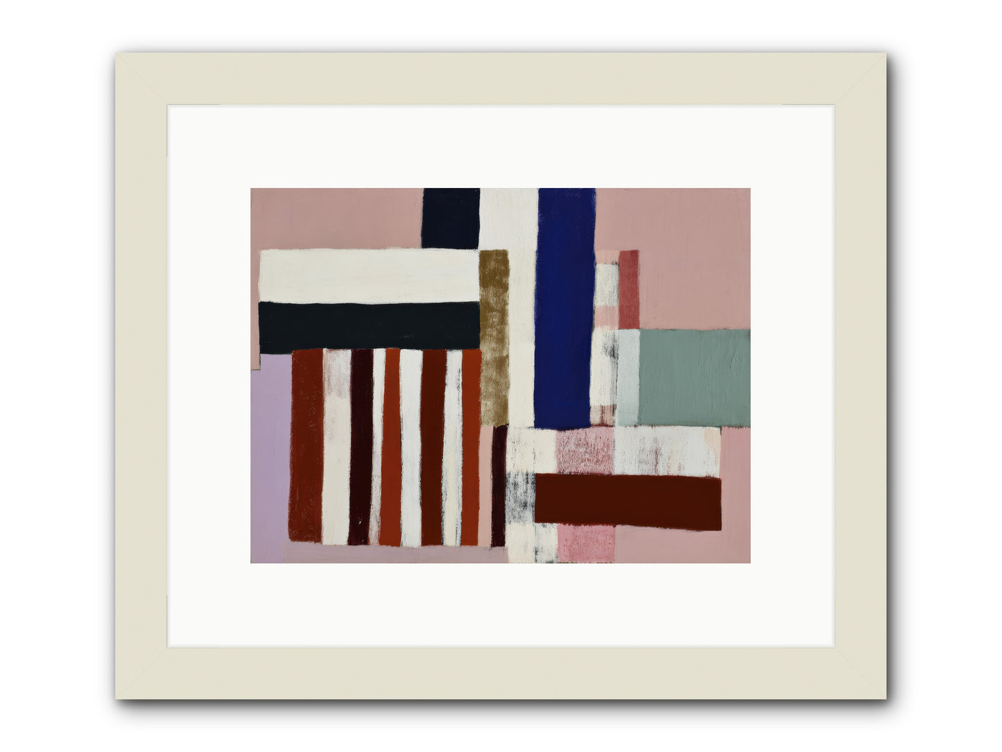 Brackenfold Loom -- Framed Print - White 12x9