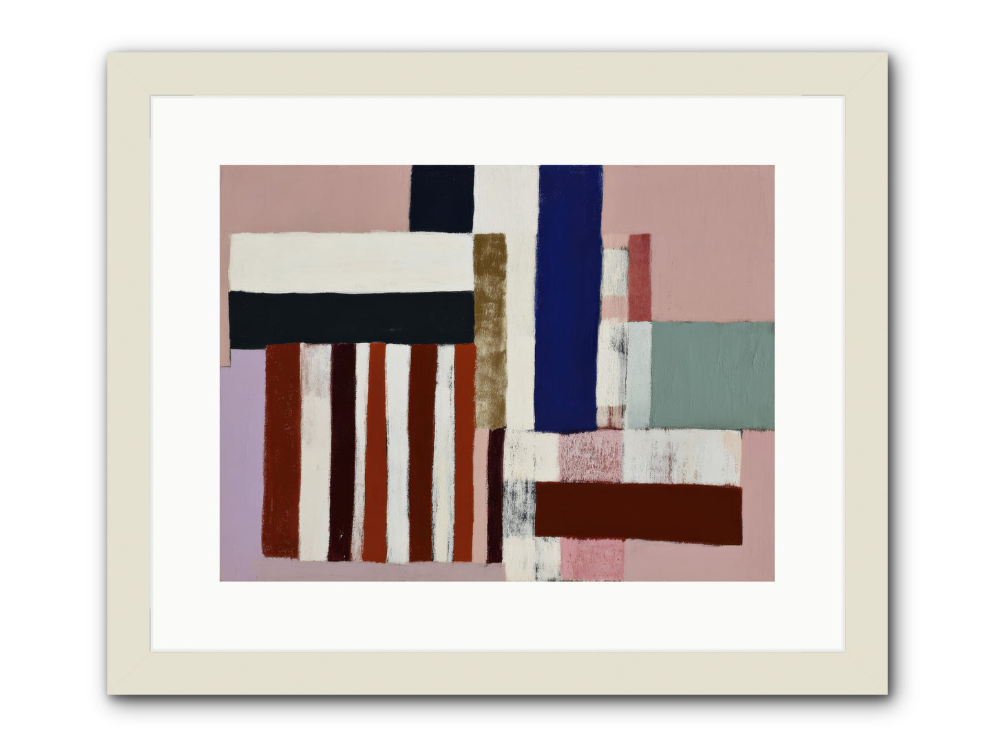 Brackenfold Loom -- Framed Print - White 16x12