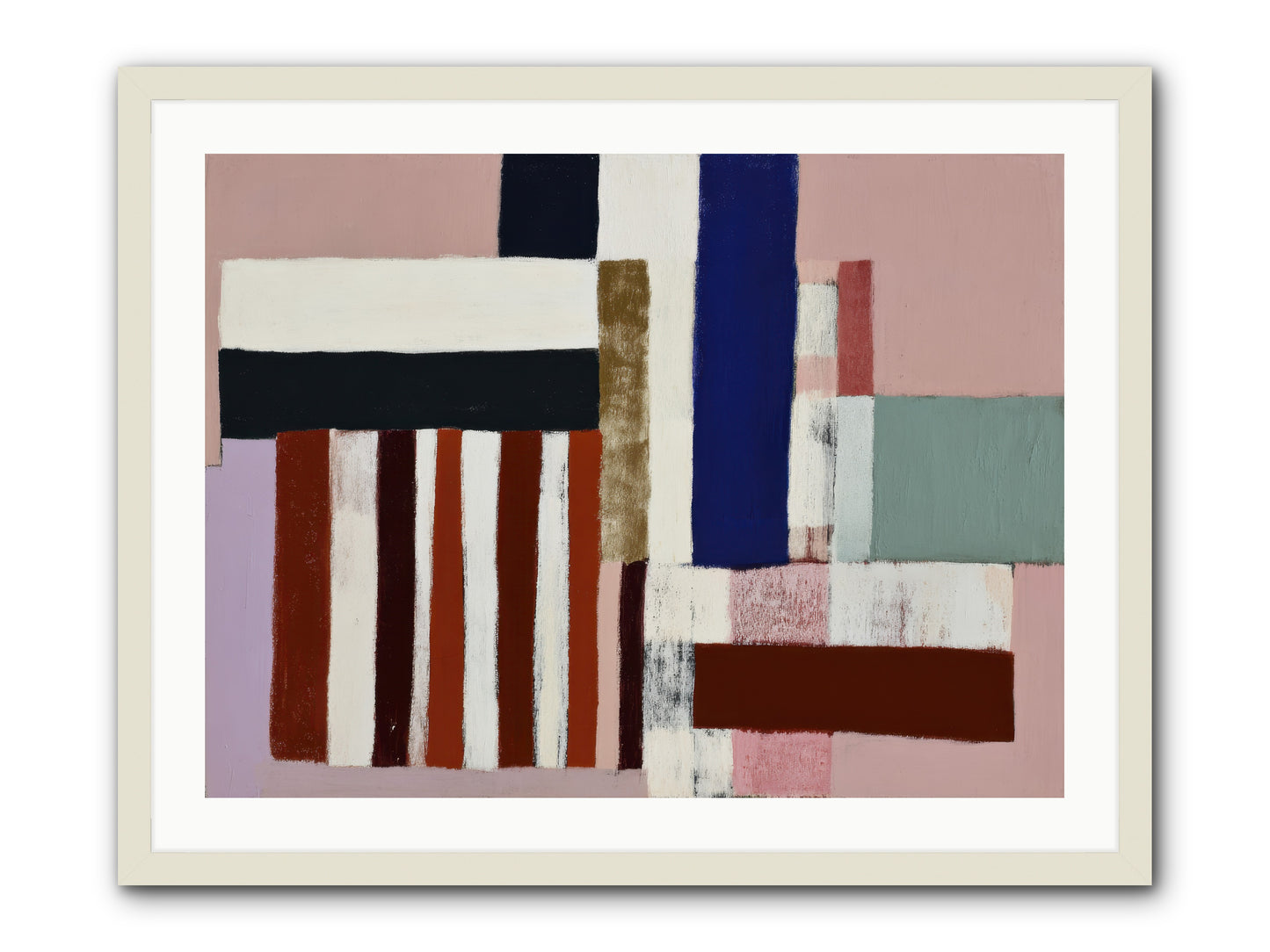 Brackenfold Loom -- Framed Print - White 32x24