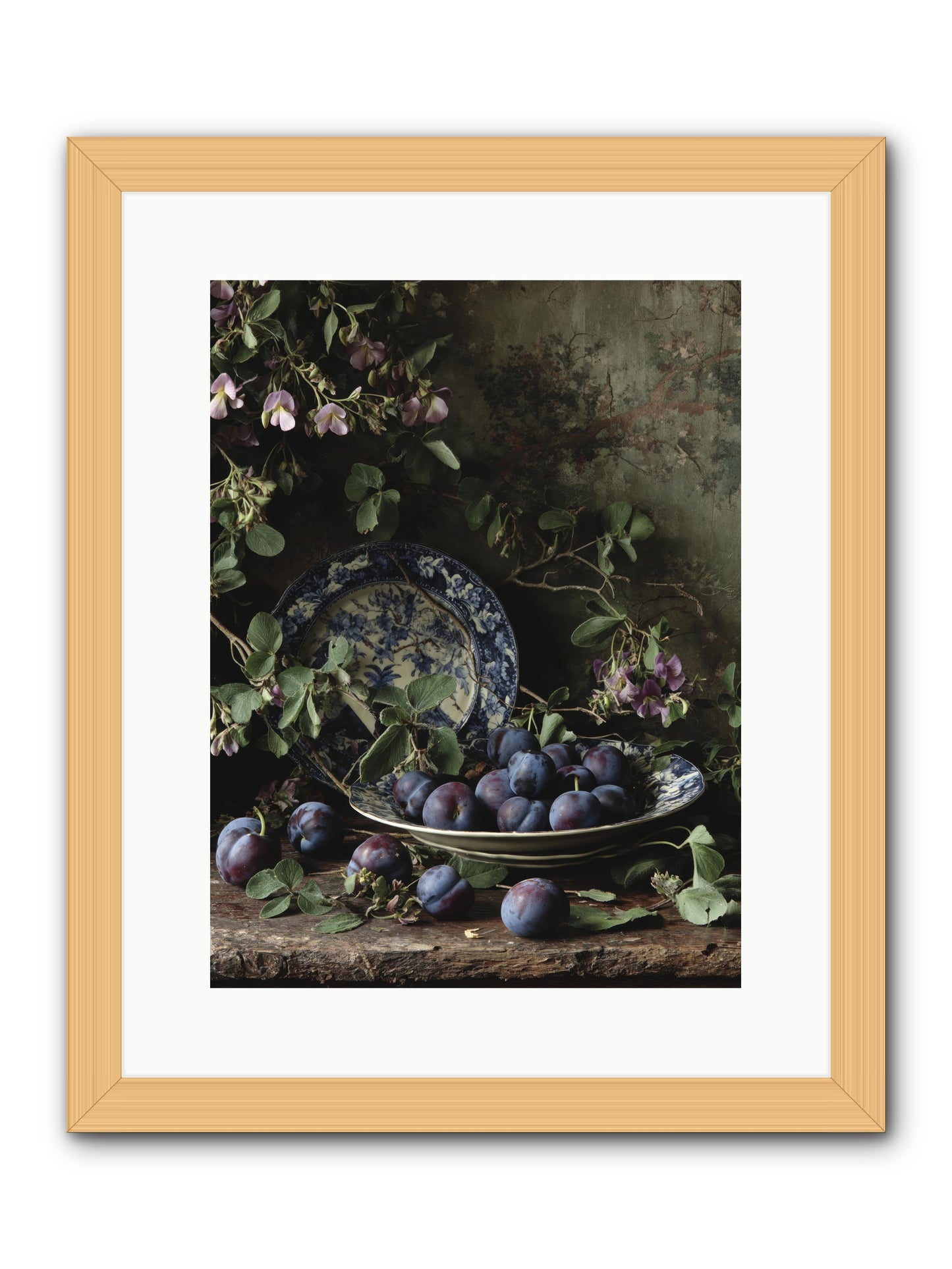 Braidwood Lane -- Framed Print - Natural 12x16