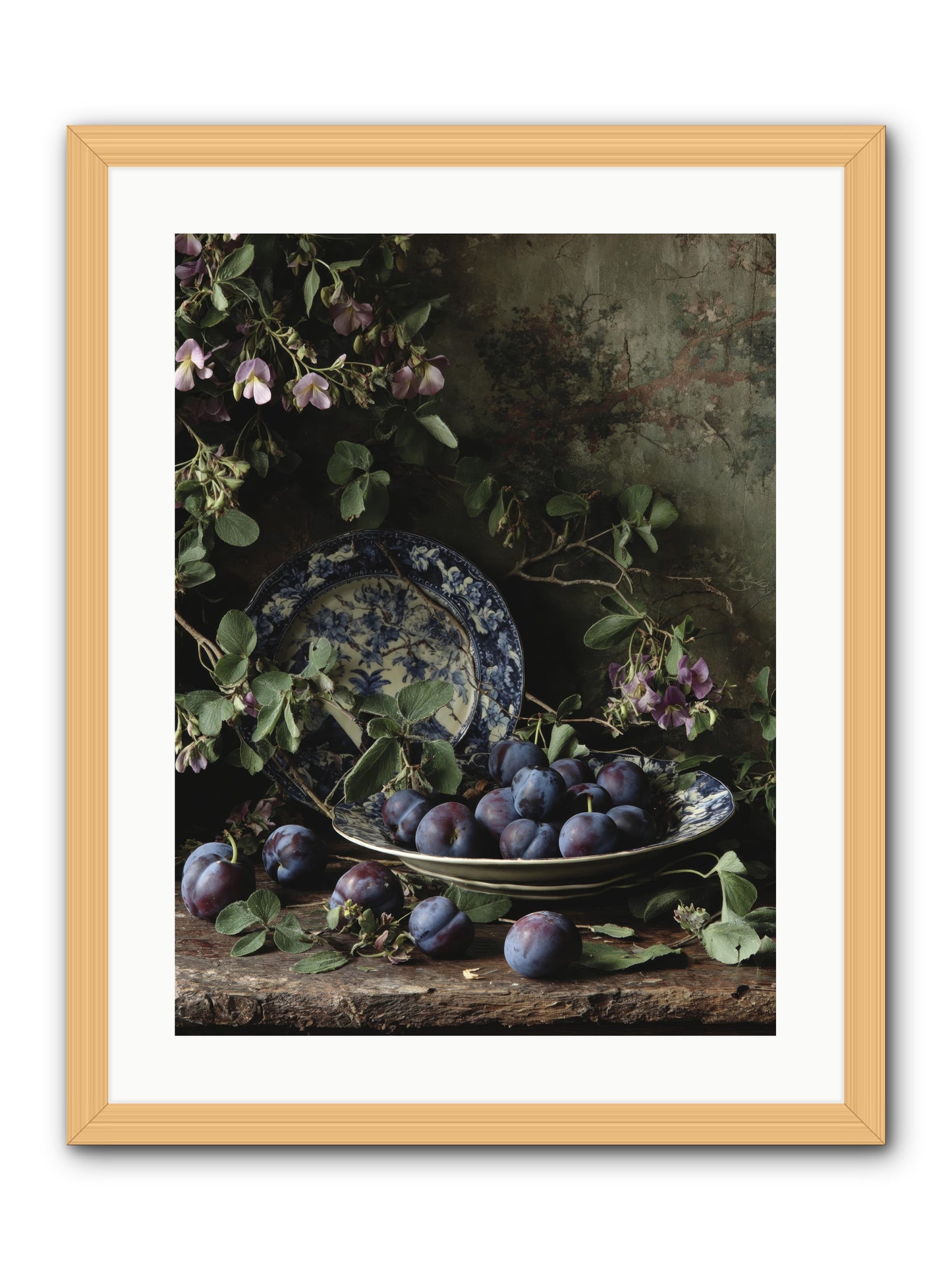 Braidwood Lane -- Framed Print - Natural 18x24