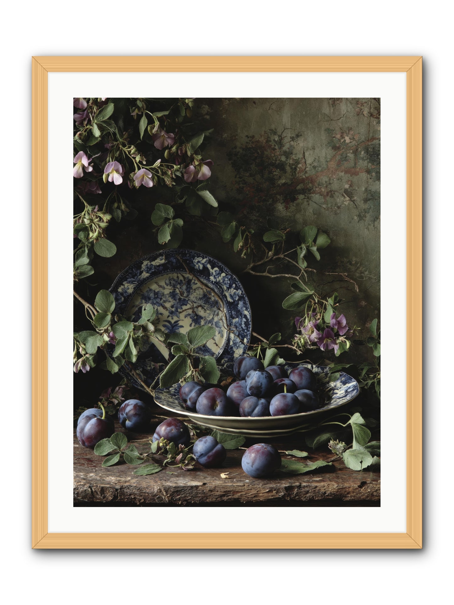 Braidwood Lane -- Framed Print - Natural 24x32