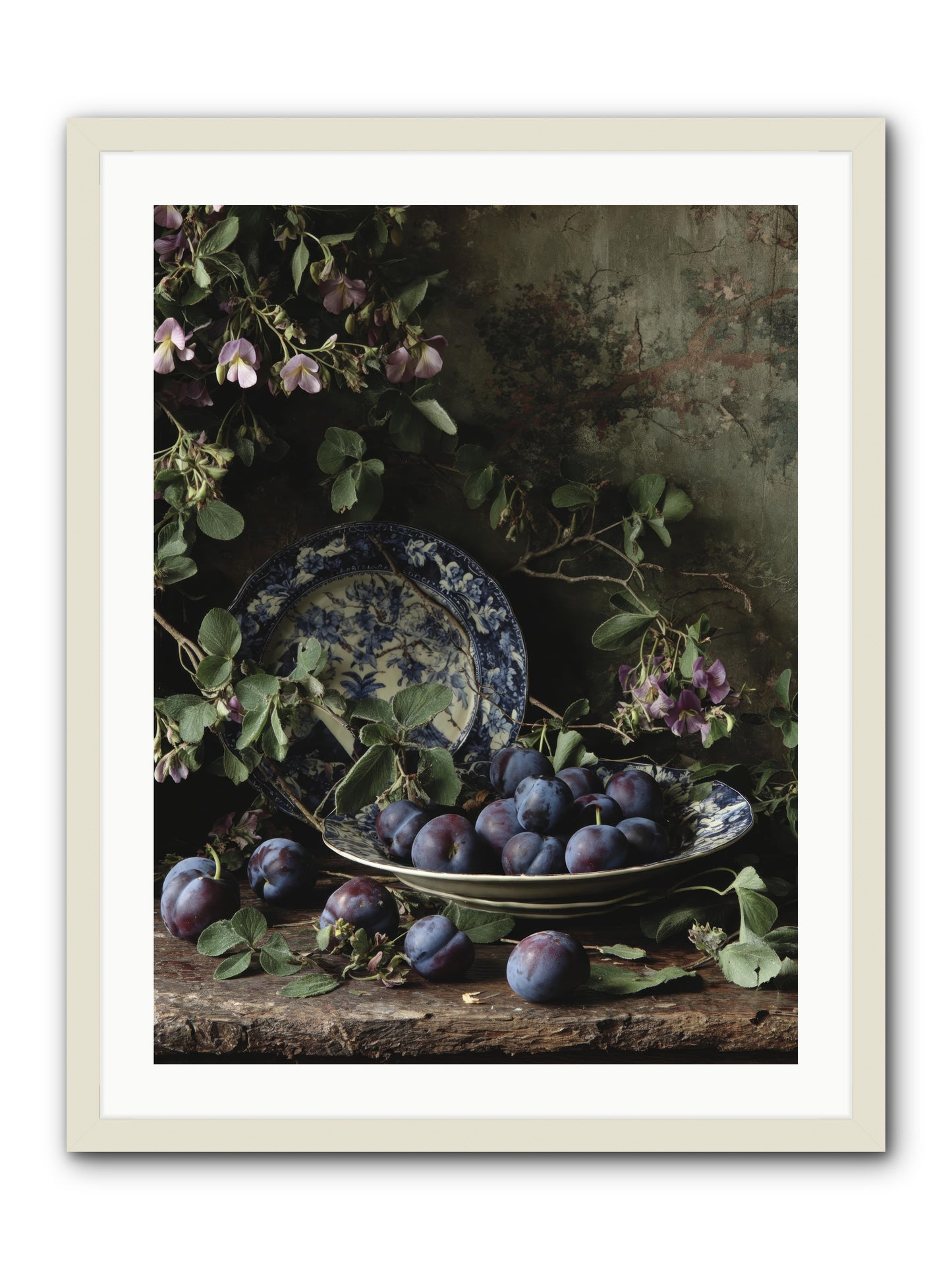 Braidwood Lane -- Framed Print - White 24x32