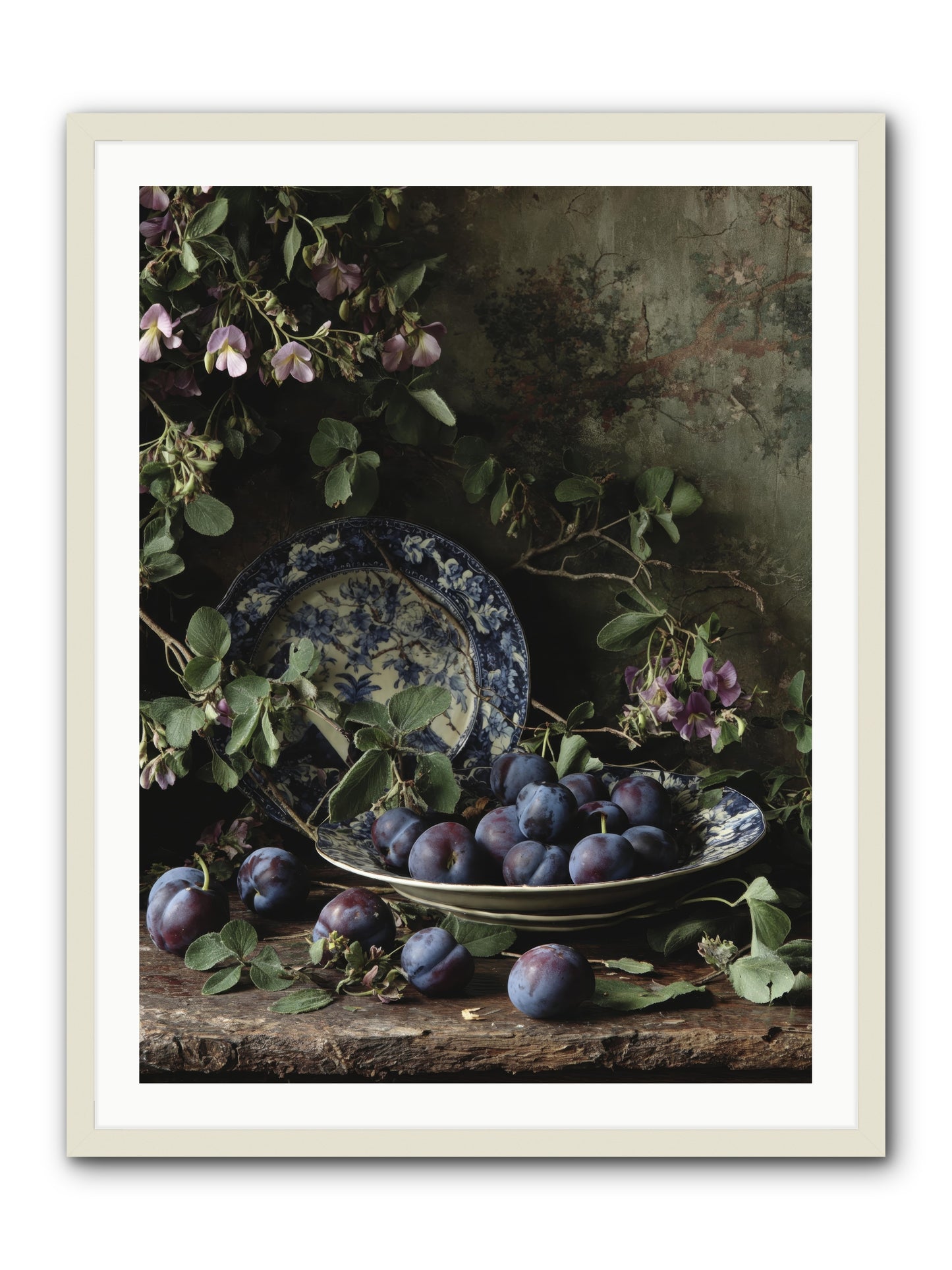 Braidwood Lane -- Framed Print - White 30x40