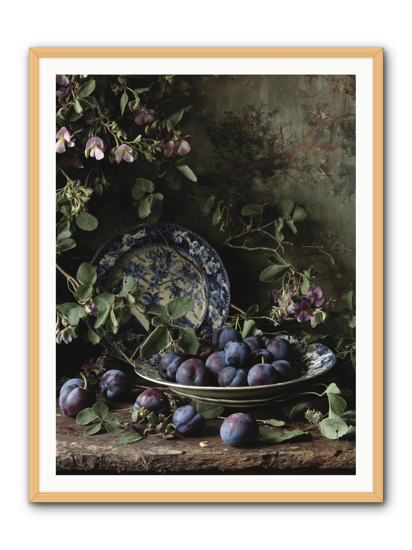 Braidwood Lane -- Framed Print - Natural 36x48