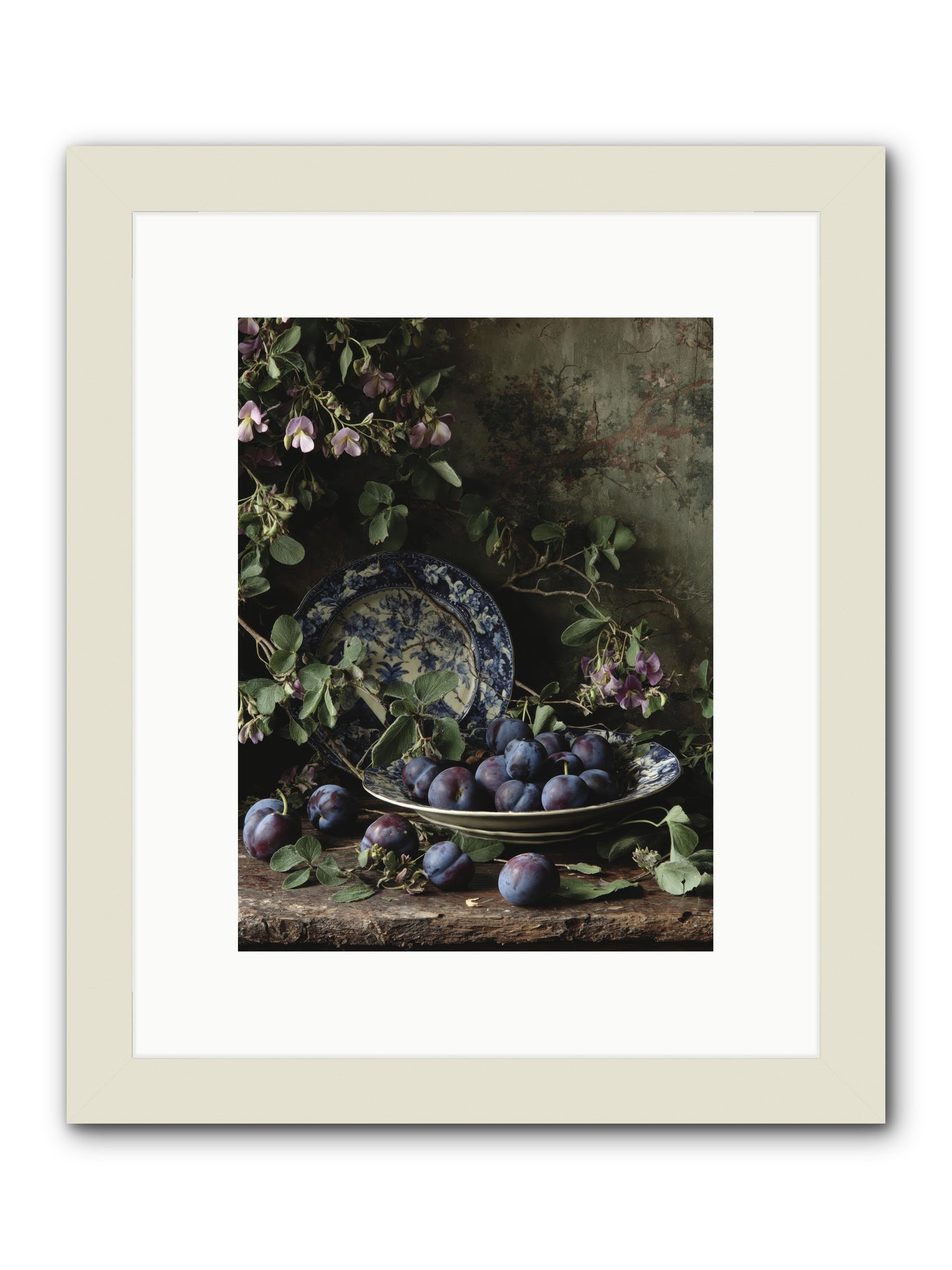 Braidwood Lane -- Framed Print - White 9x12