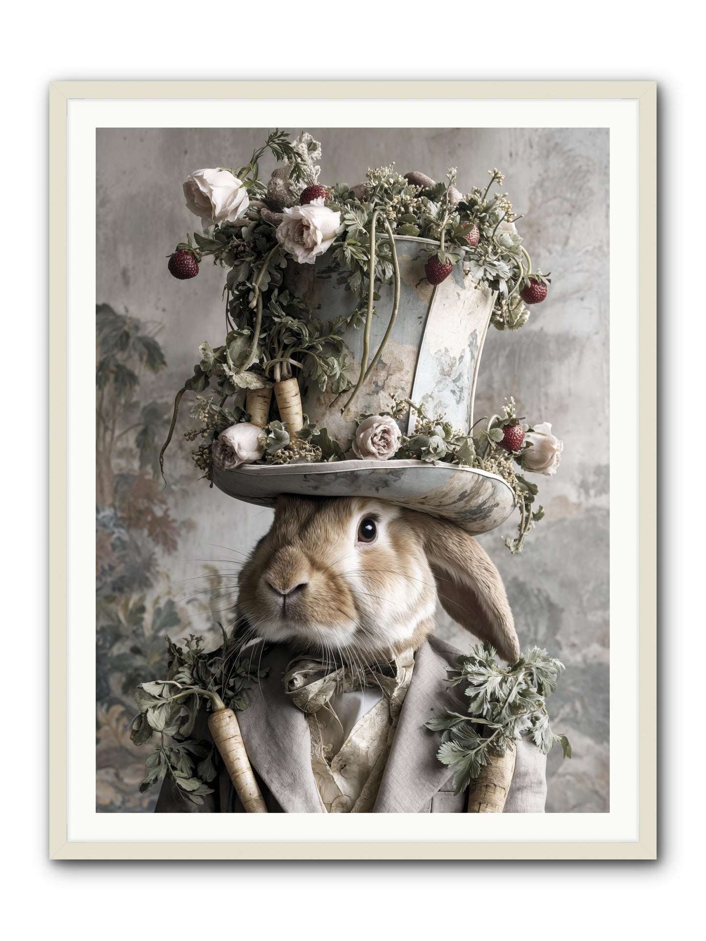 Bramblewood -- Framed Print - White 36x48