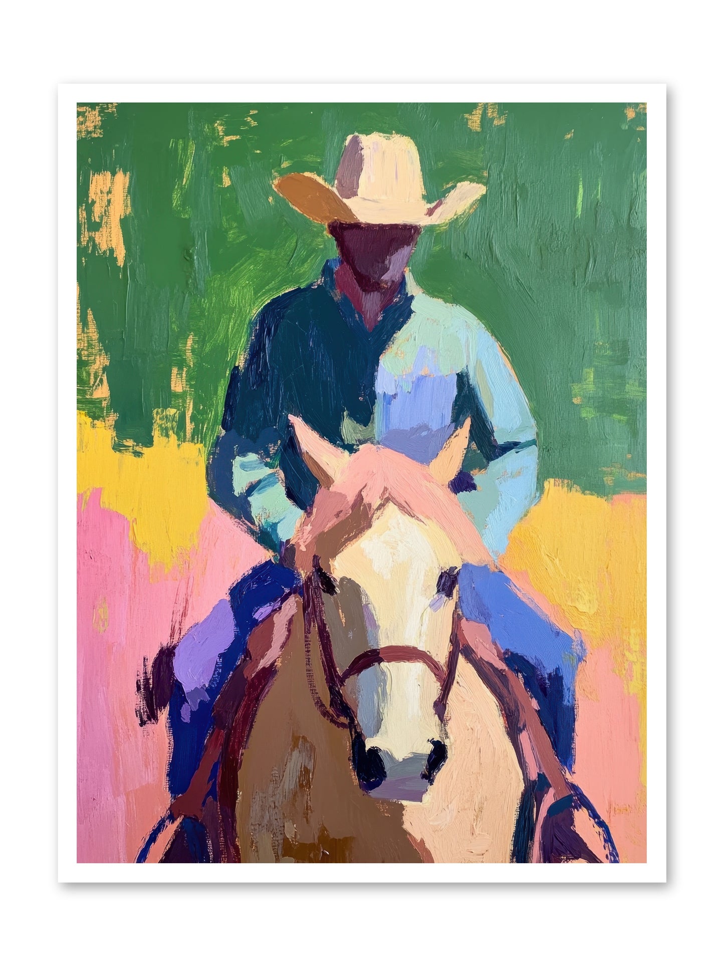 Branding Season -- Loose Canvas Print 30x40