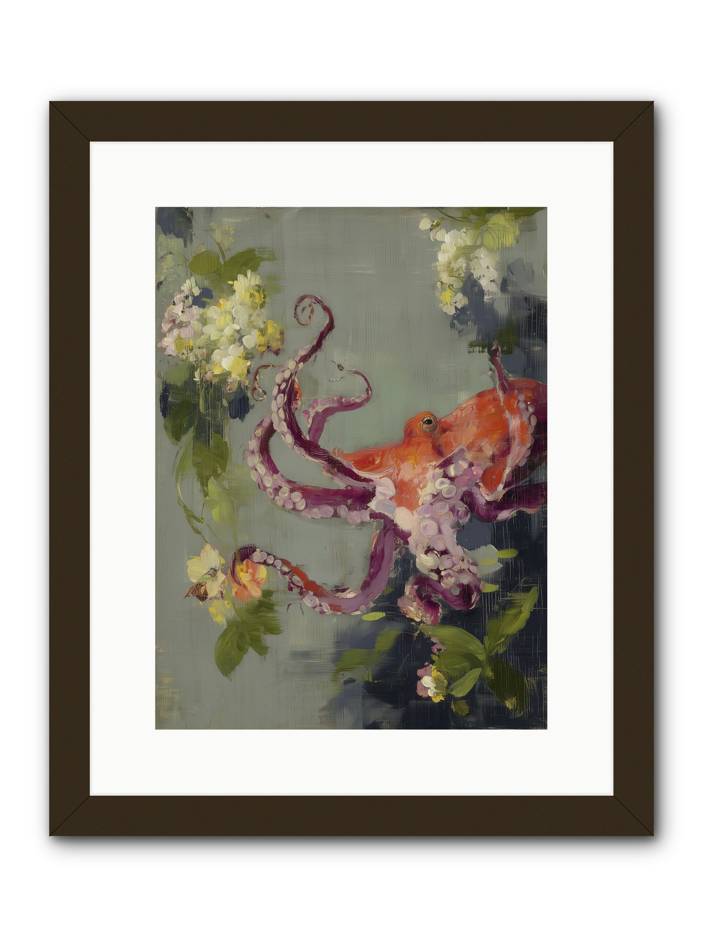 Breath of Movement  -- Framed Print - Black 12x16