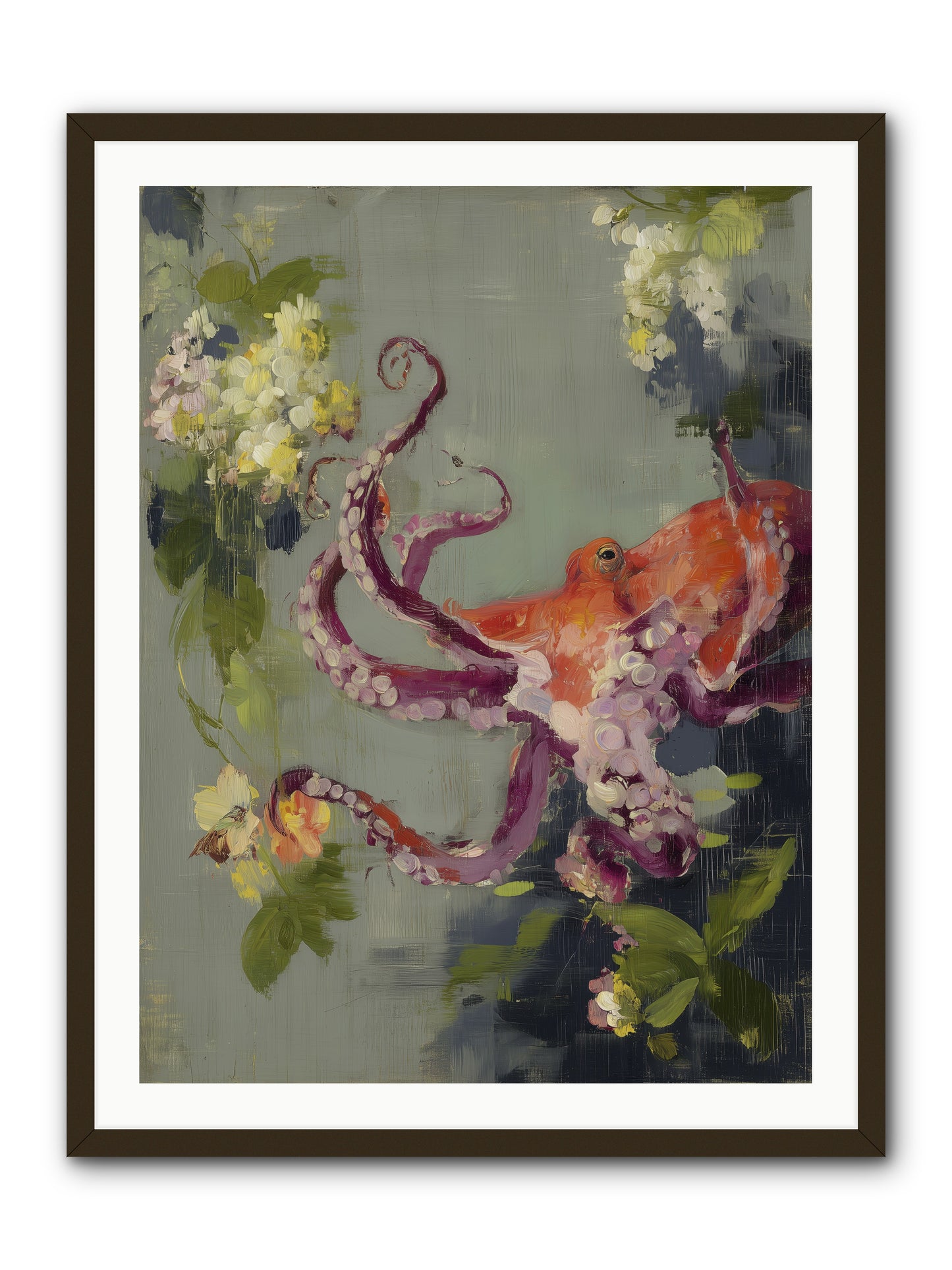 Breath of Movement  -- Framed Print - Black 30x40