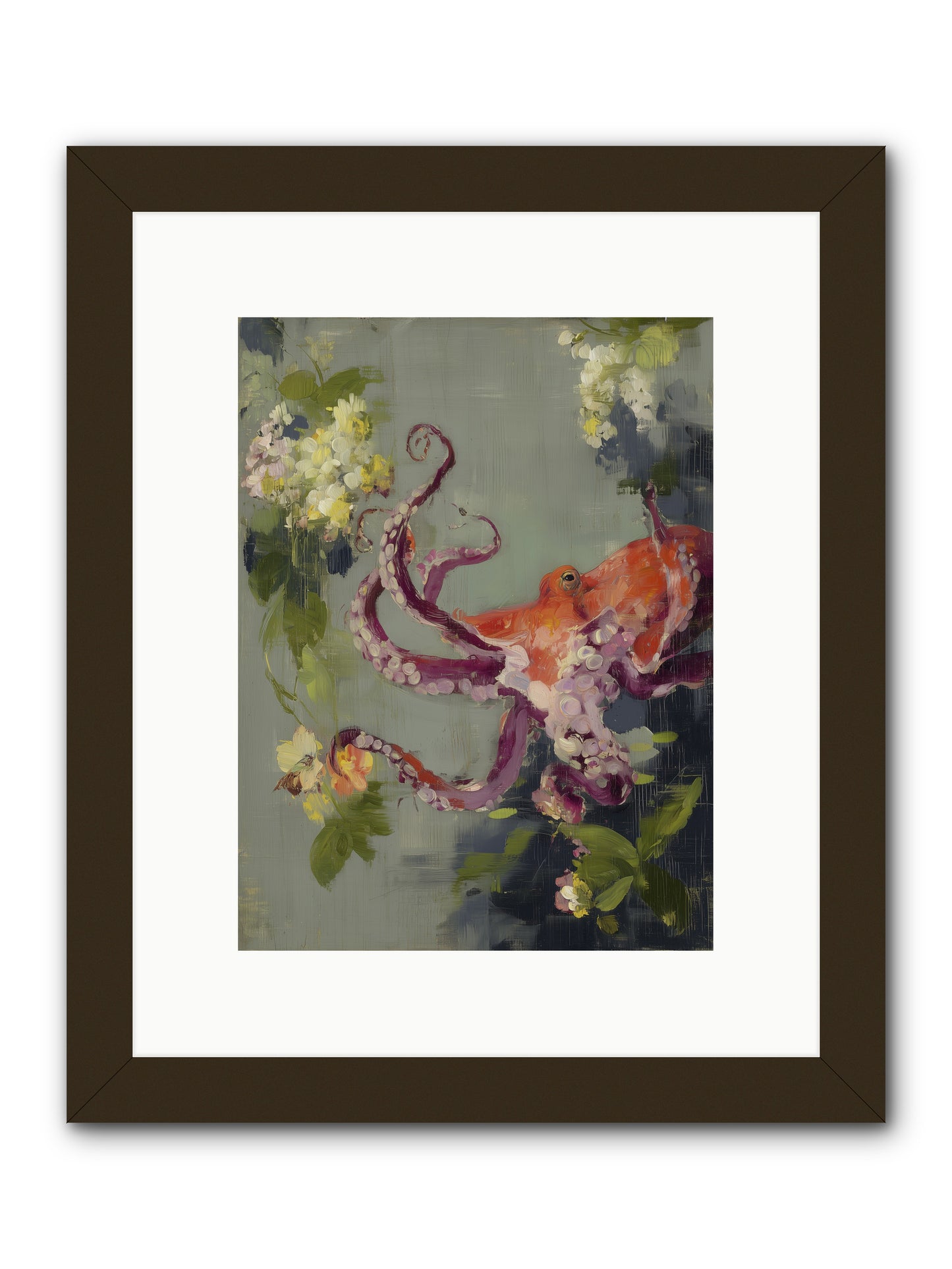 Breath of Movement  -- Framed Print - Black 9x12
