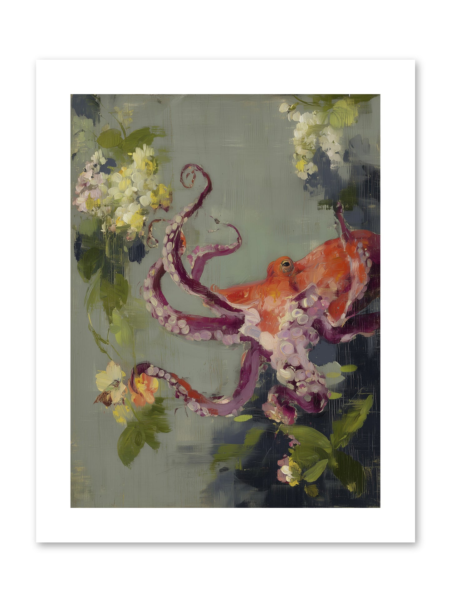 Breath of Movement  -- Paper Print 9x12