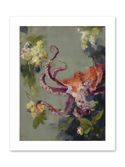 Breath of Movement  -- Paper Print 9x12