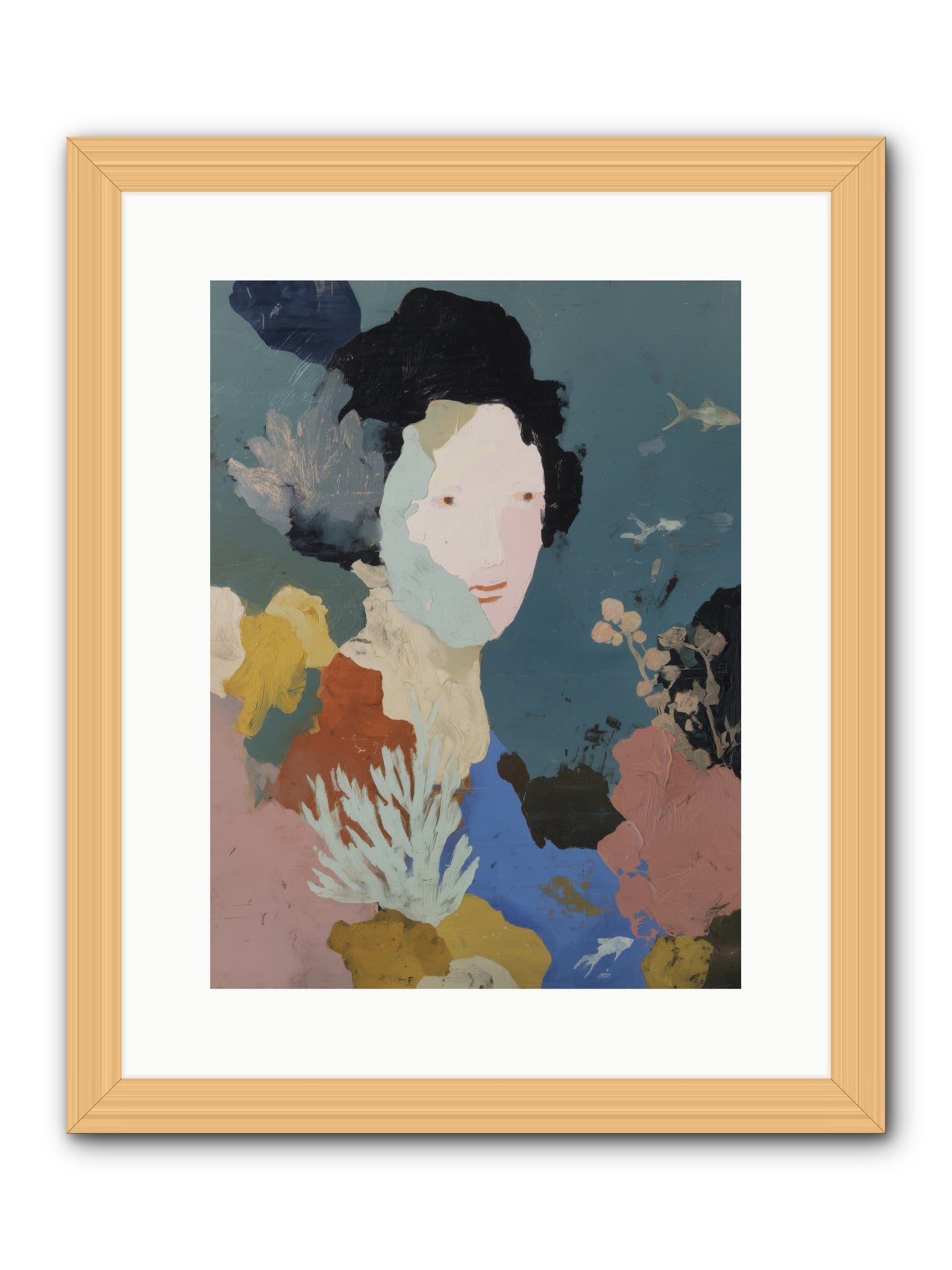 Breath of Soul  -- Framed Print - Natural 12x16