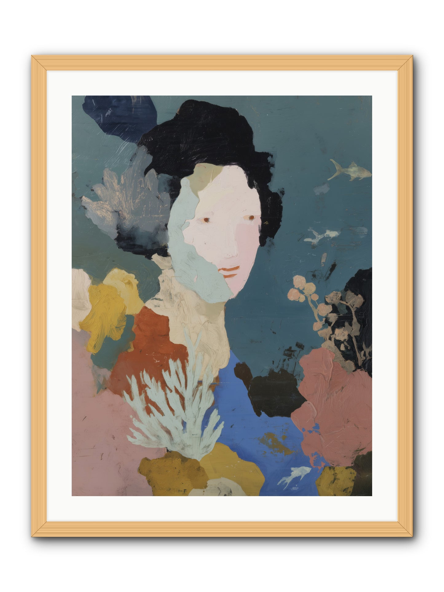 Breath of Soul  -- Framed Print - Natural 24x32