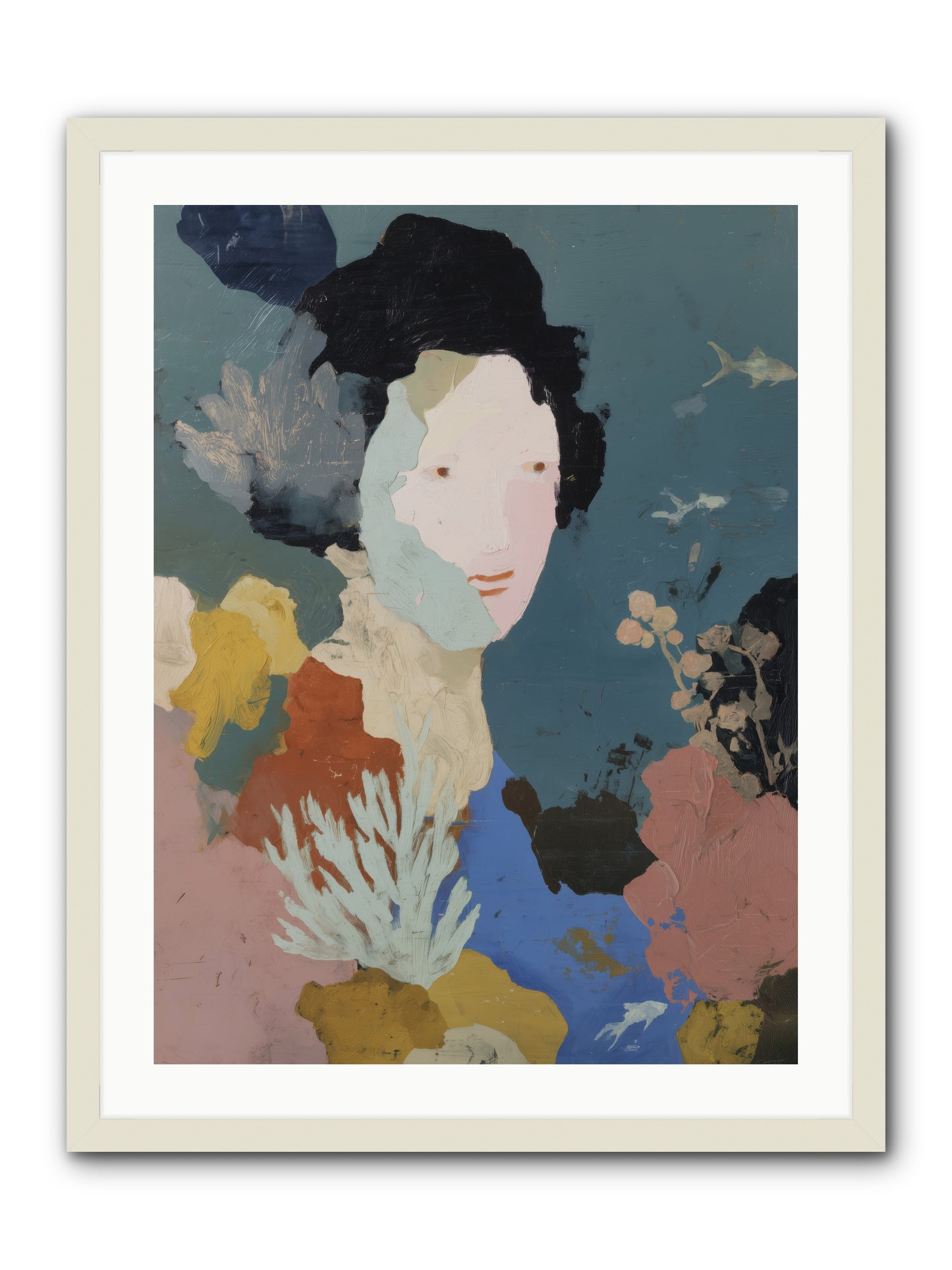 Breath of Soul  -- Framed Print - White 24x32