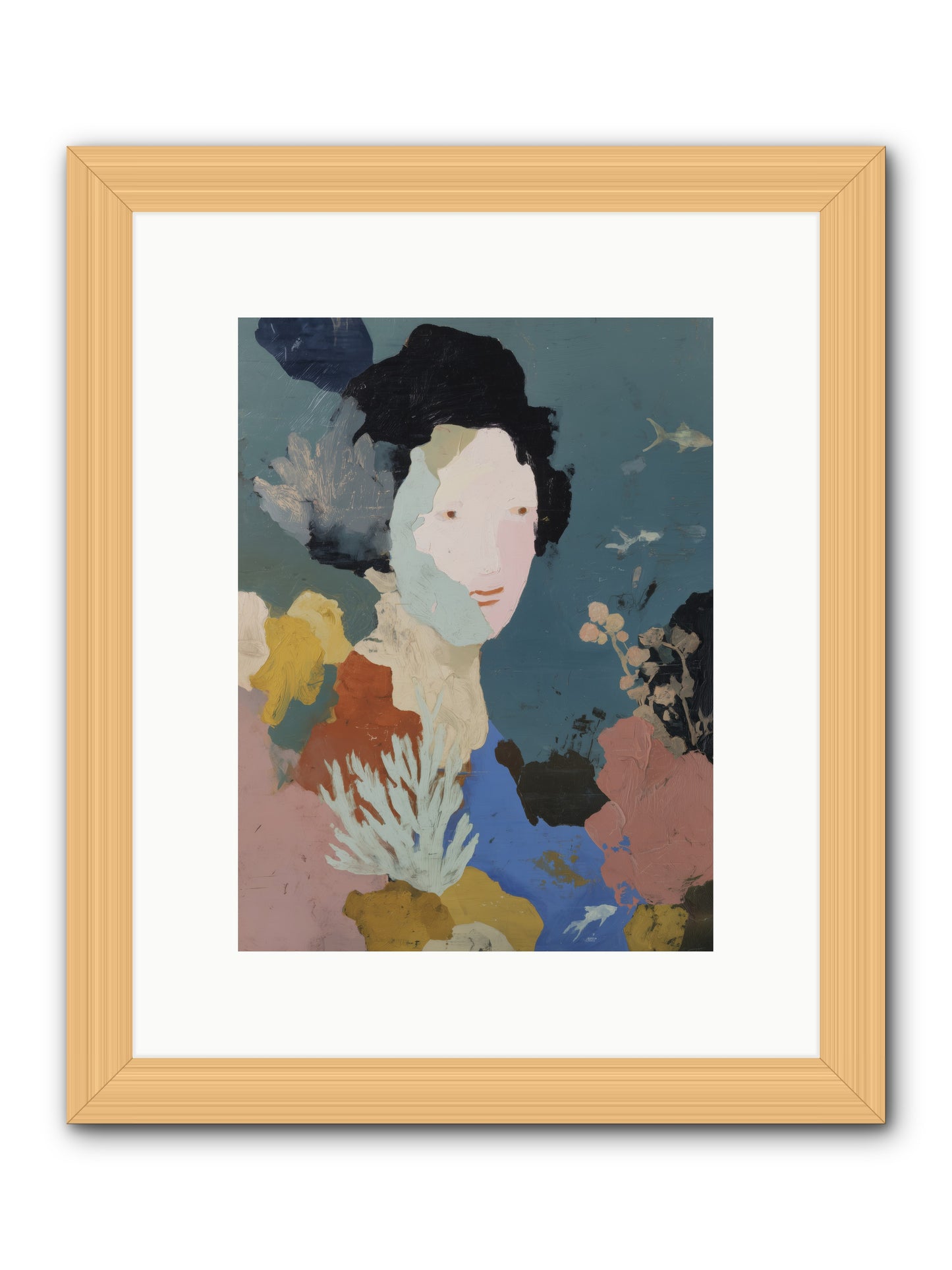 Breath of Soul  -- Framed Print - Natural 9x12