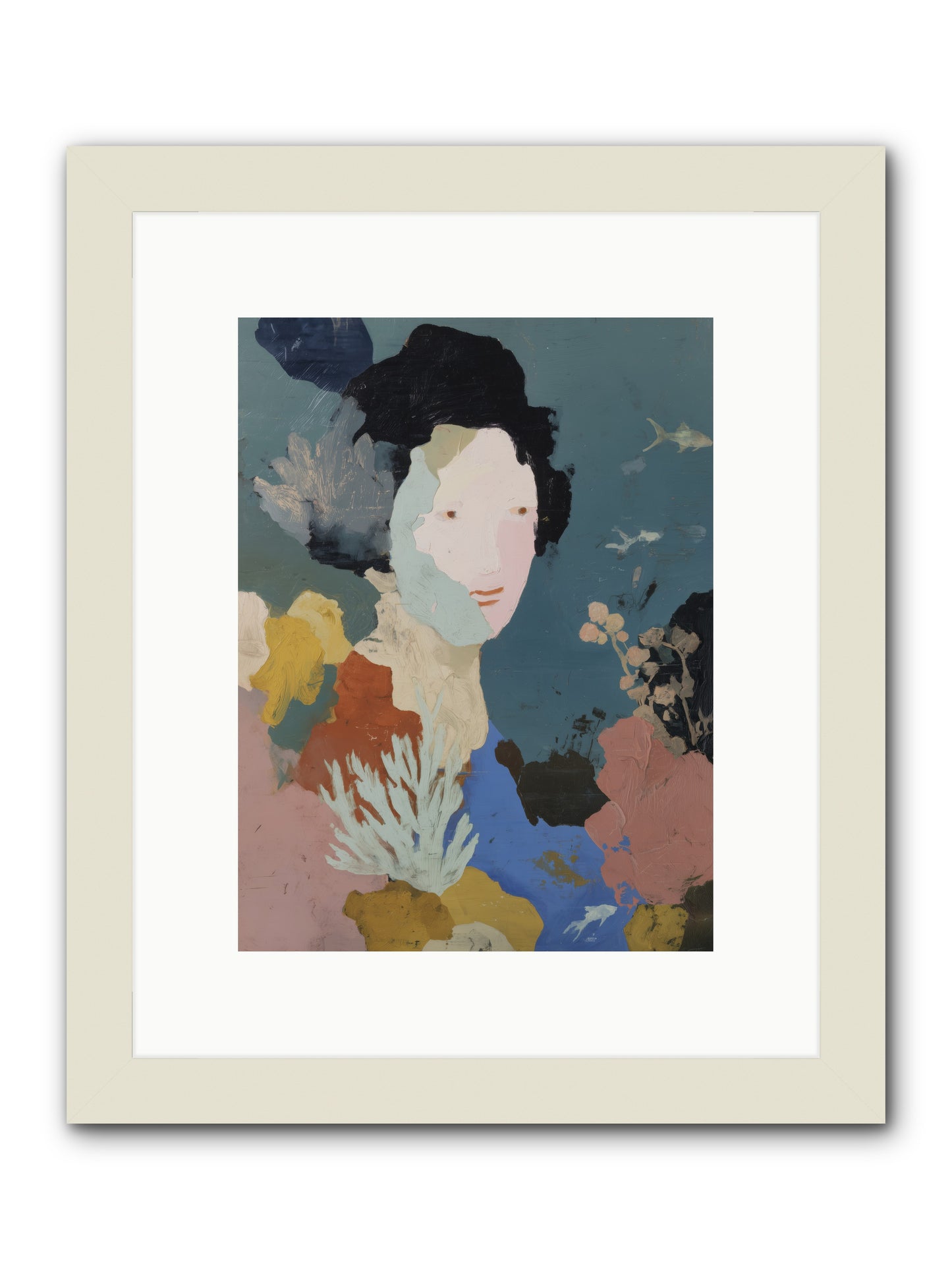 Breath of Soul  -- Framed Print - White 9x12