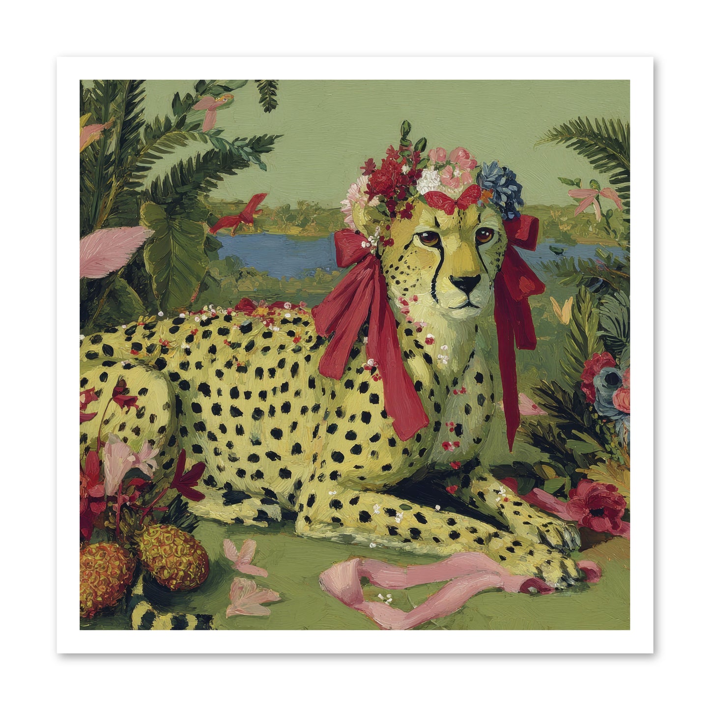Breath of the Silken Dawn -- Loose Canvas Print 24x24