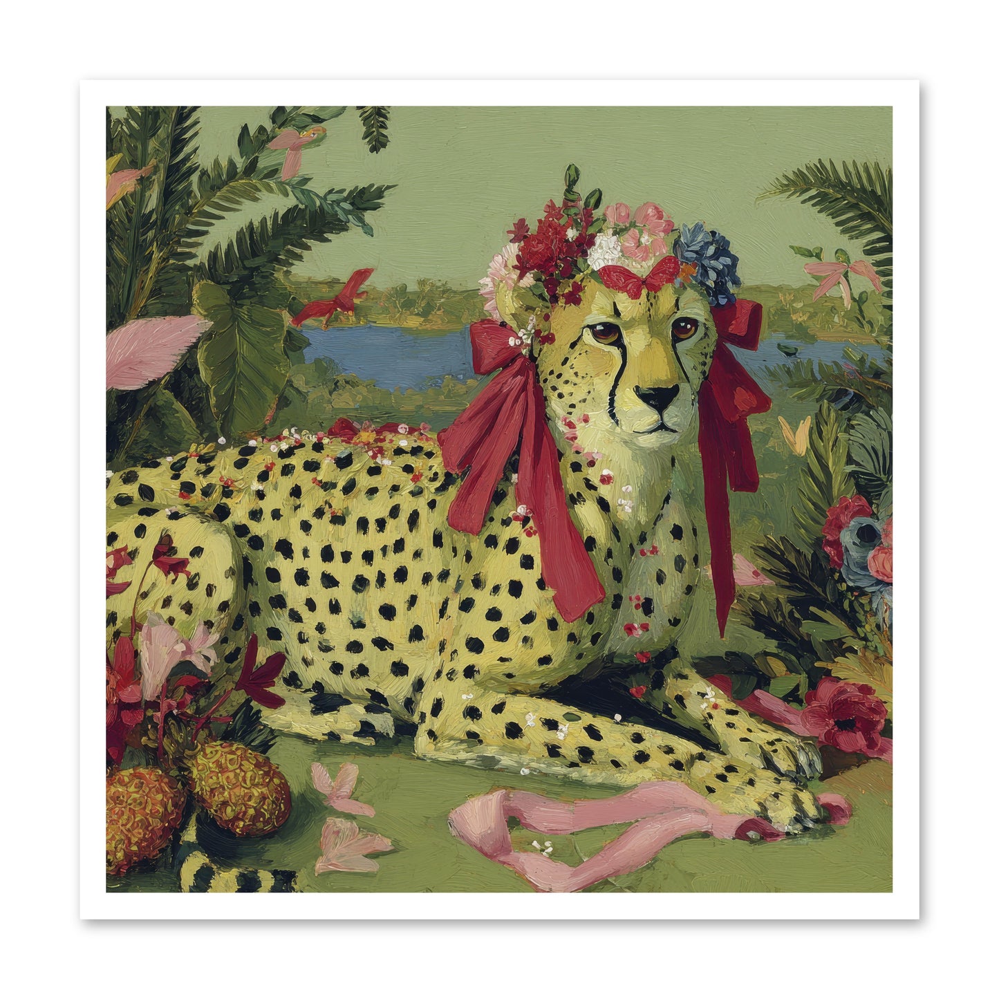 Breath of the Silken Dawn -- Loose Canvas Print 30x30