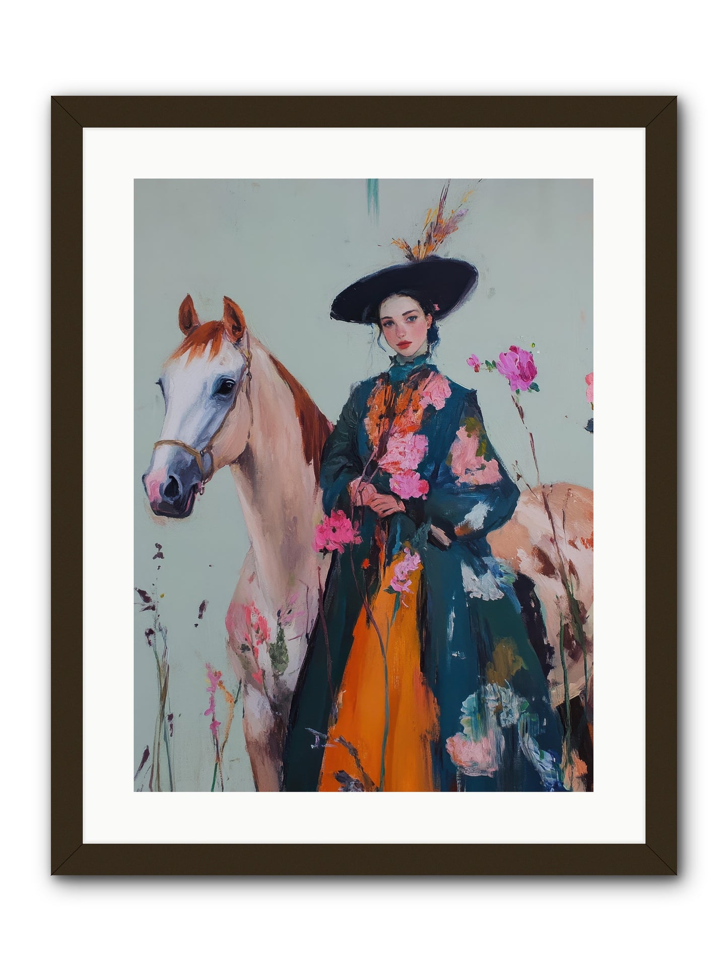 Breathe of the Plains -- Framed Print - Black 18x24